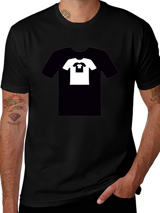 Recursive Tee: Black T-Shirt with T-Shirt Graphic