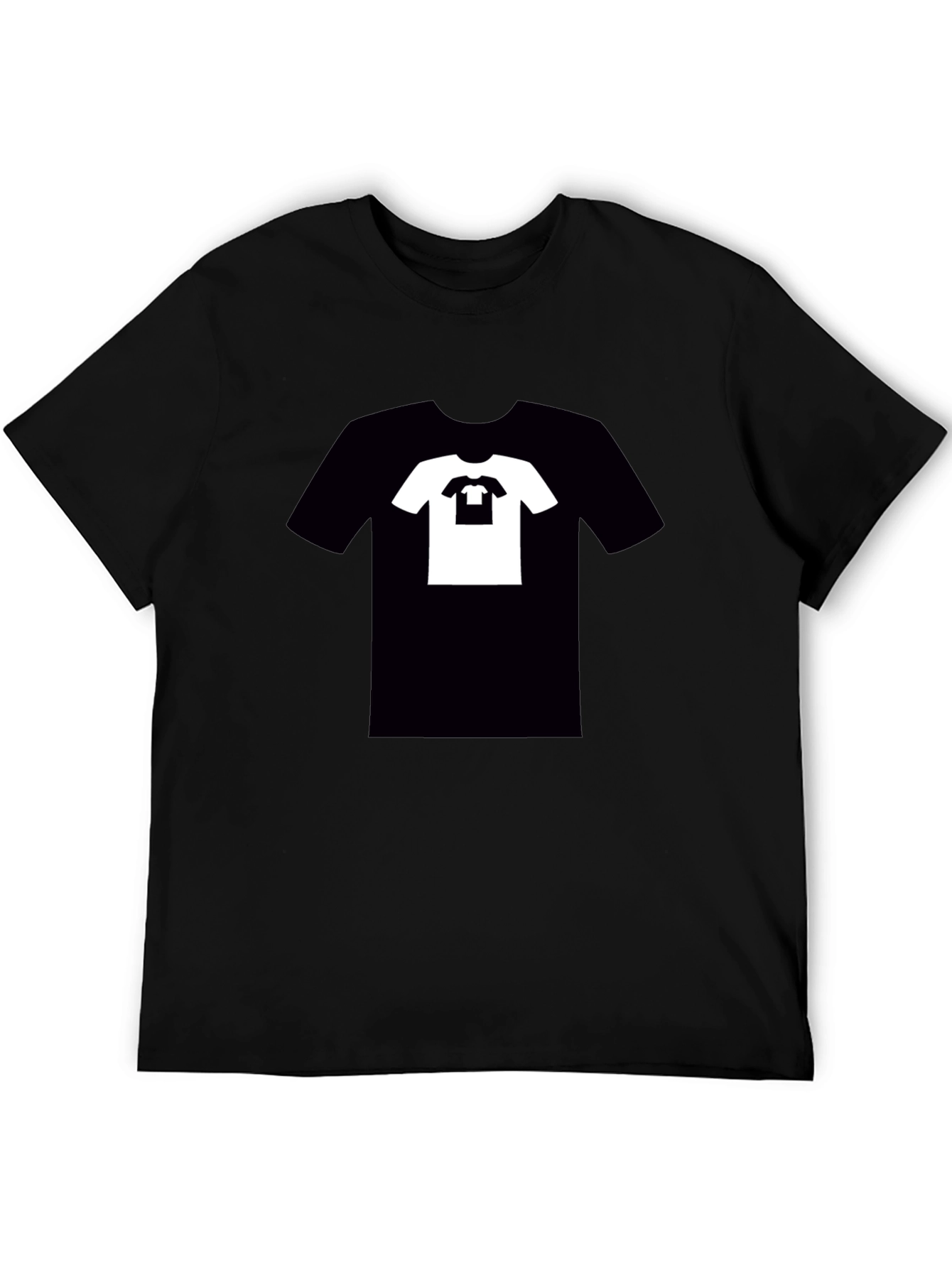 Recursive Tee: Black T-Shirt with T-Shirt Graphic