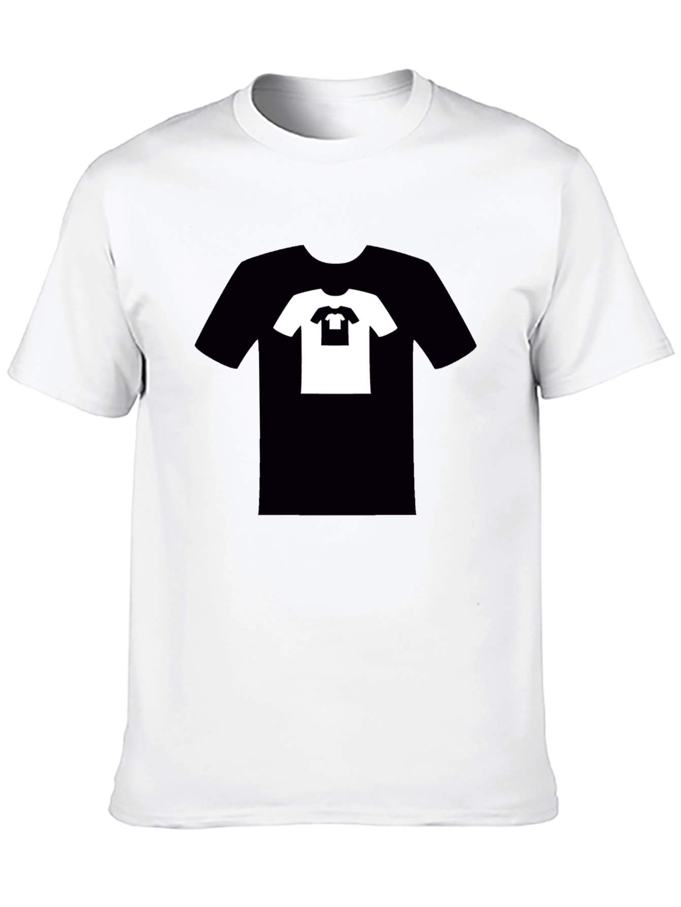 Recursive Tee: Black T-Shirt with T-Shirt Graphic