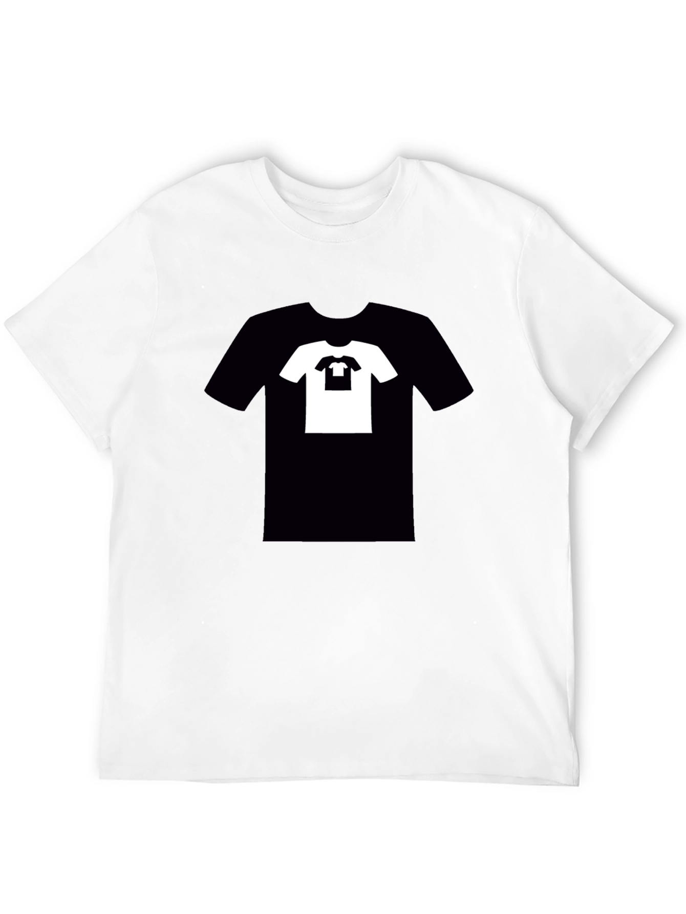 Recursive Tee: Black T-Shirt with T-Shirt Graphic