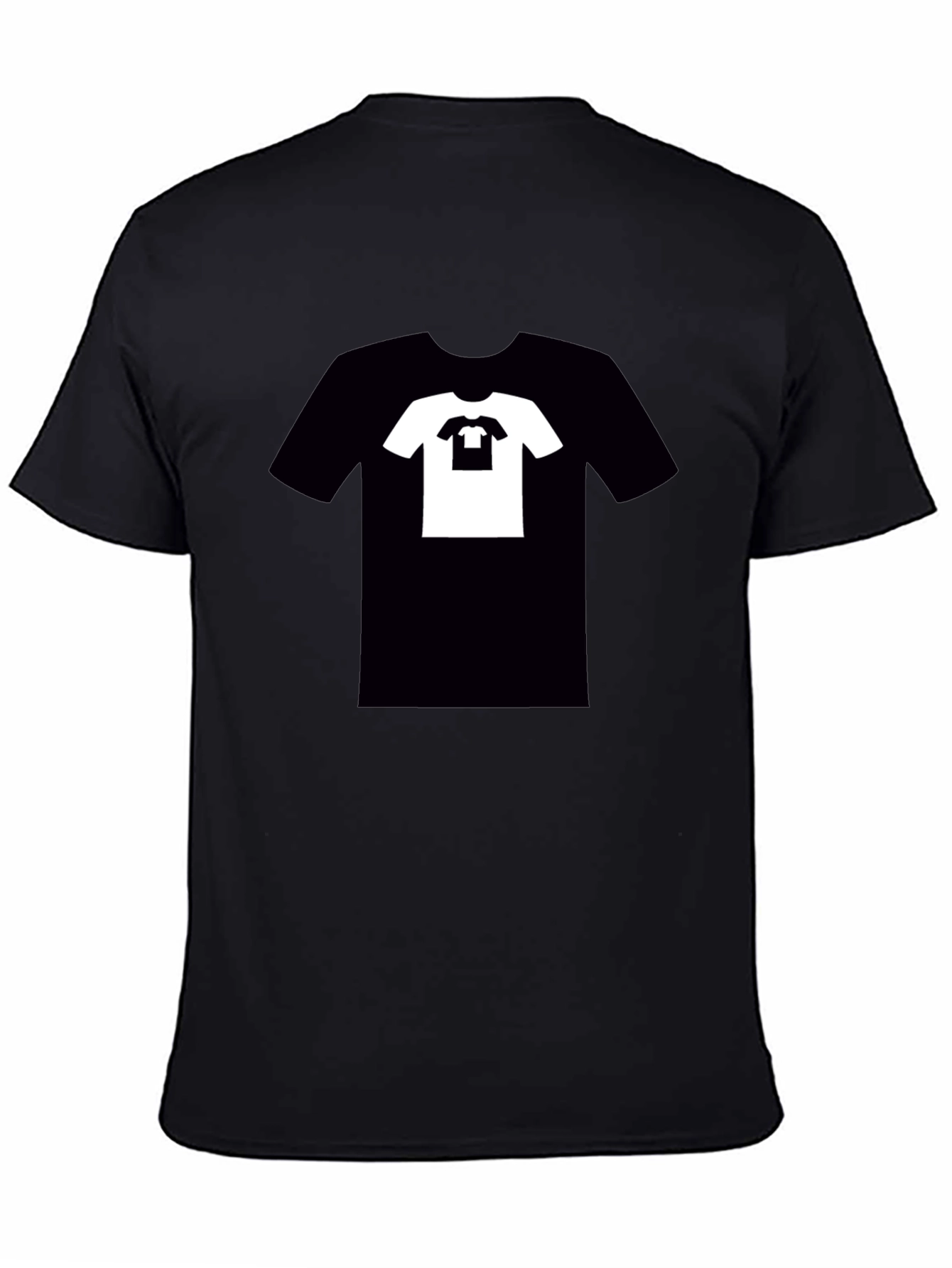 Recursive Tee: Black T-Shirt with T-Shirt Graphic