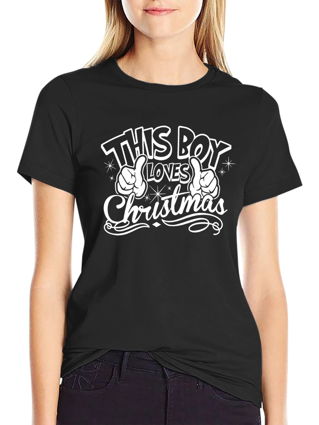 This Boy Loves Christmas T-Shirt