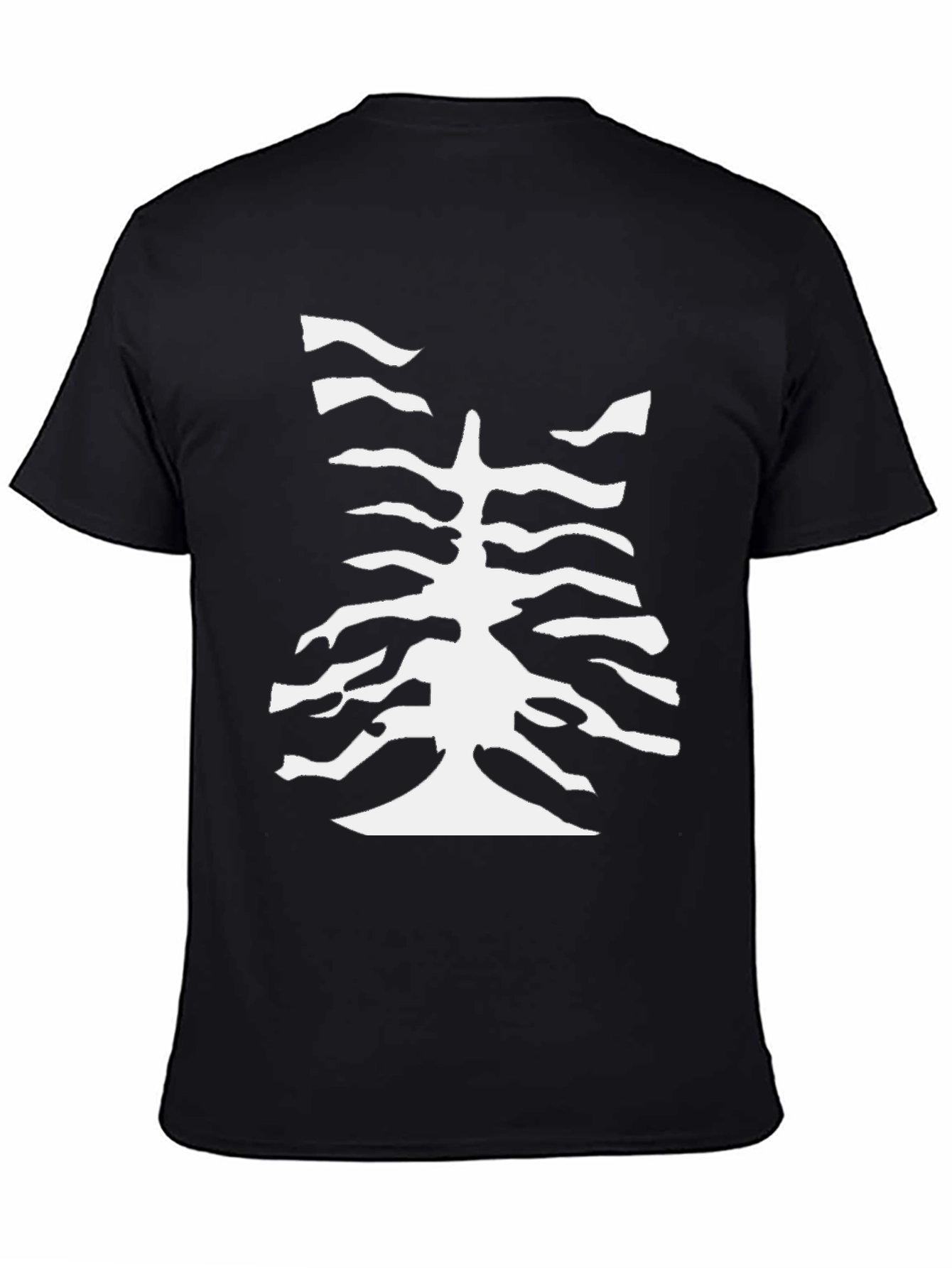 Abstract Tree Black T-Shirt