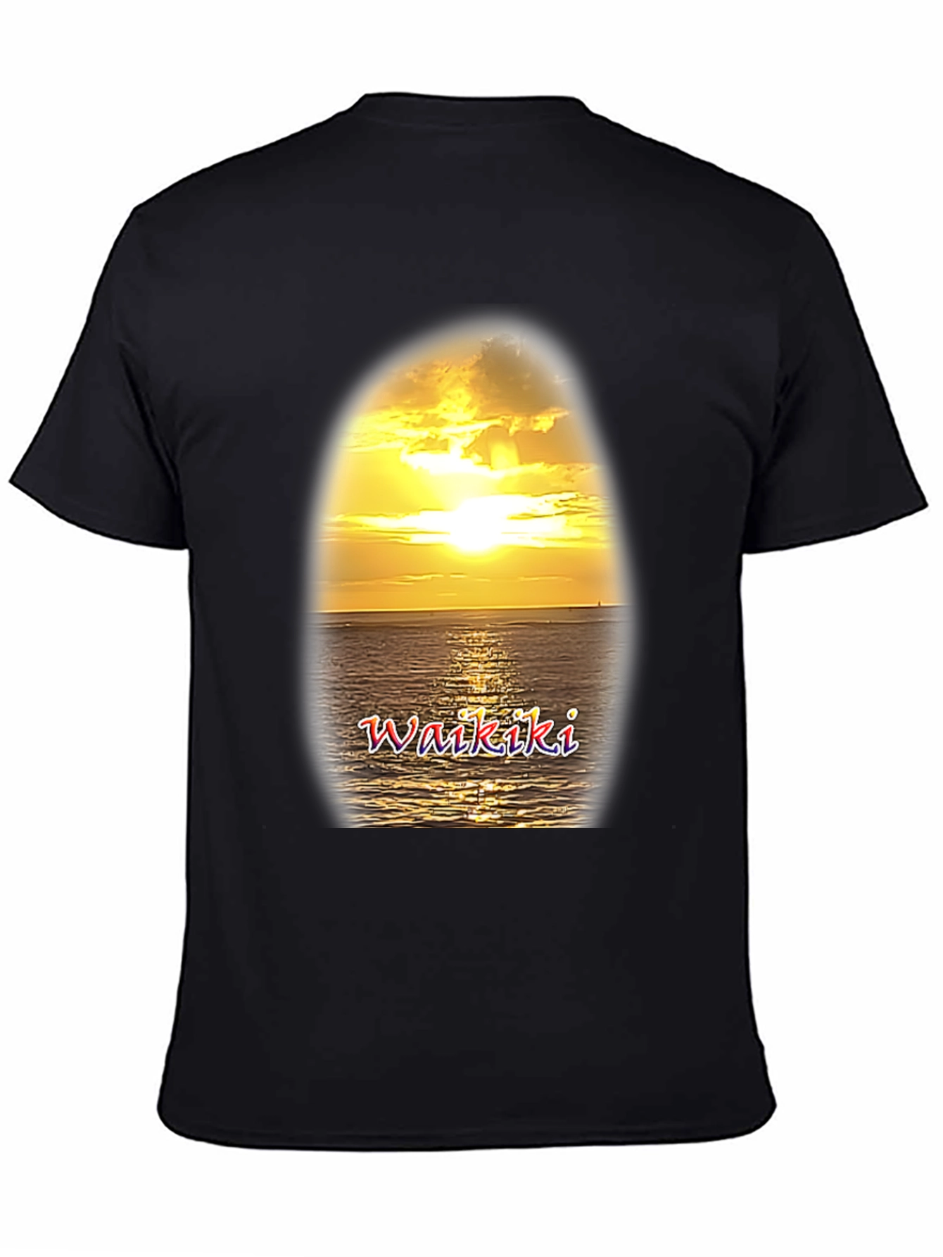 Waikiki Sunset Graphic T-Shirt