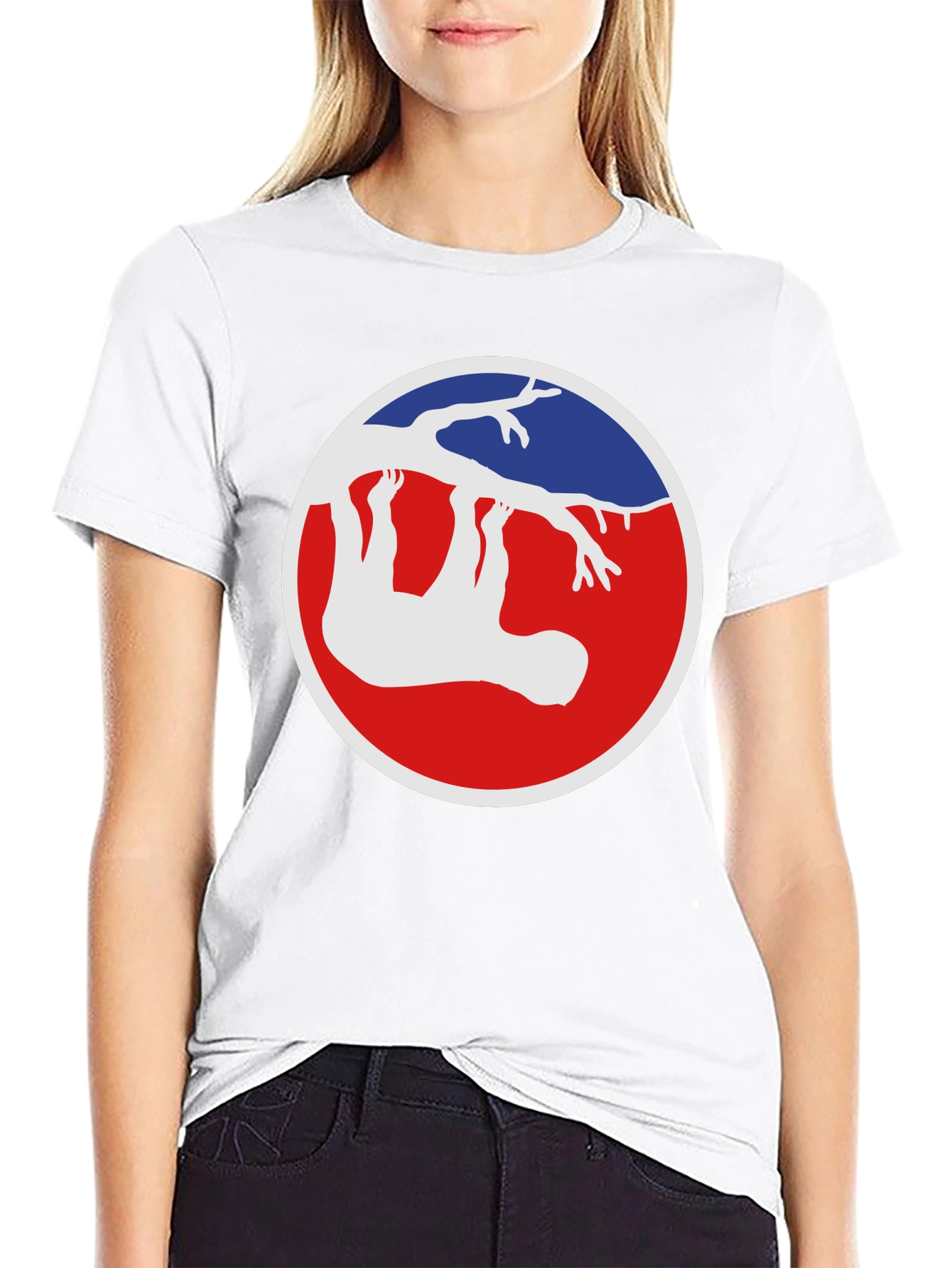 Sloth Hanging Around Graphic Tee - Black