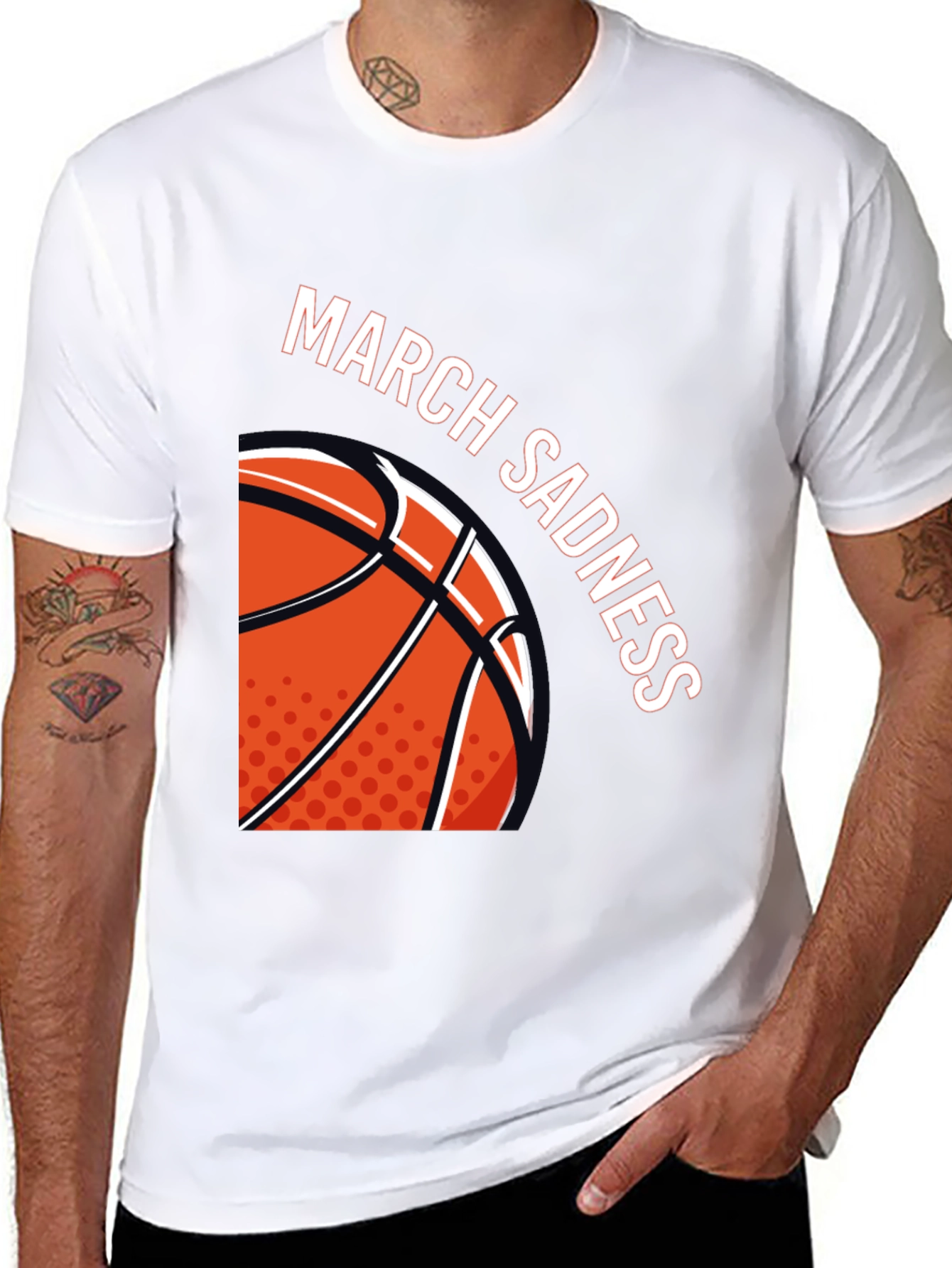 March Sadness Basketball T-Shirt