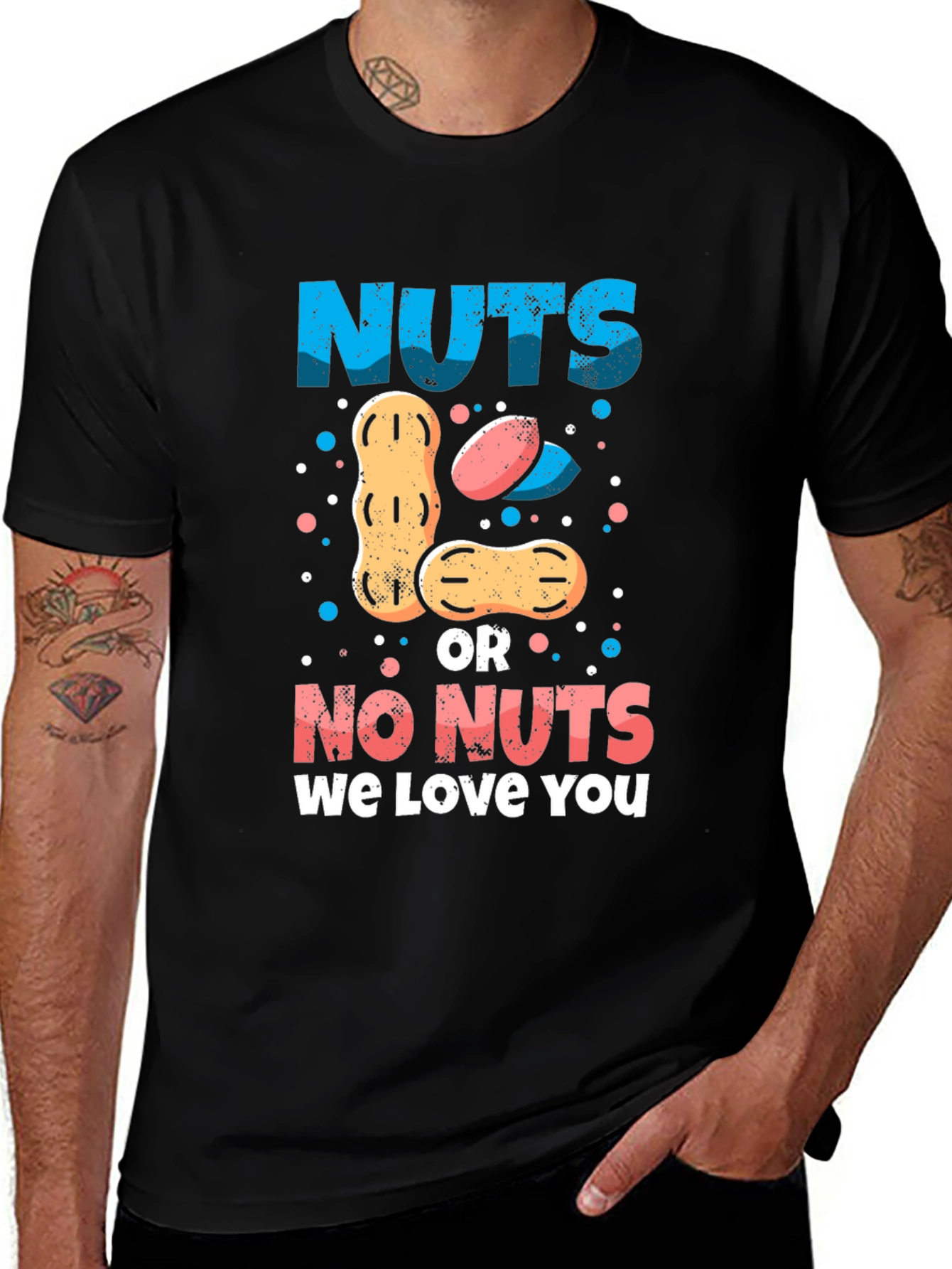 Nuts or No Nuts Graphic T-Shirt