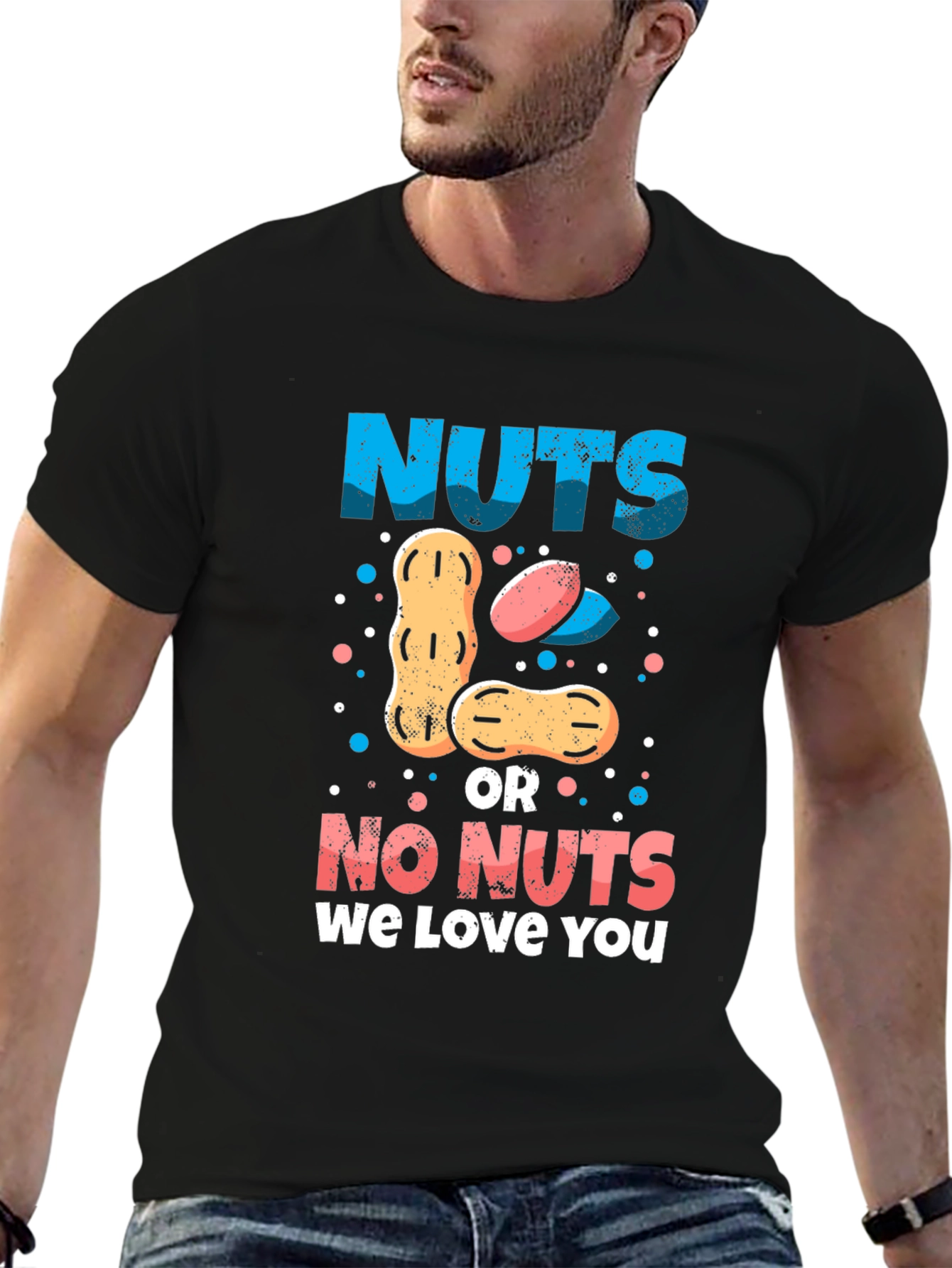 Nuts or No Nuts Graphic T-Shirt
