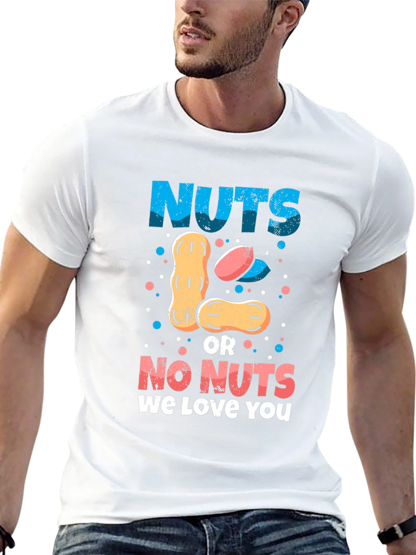 Nuts or No Nuts Graphic T-Shirt