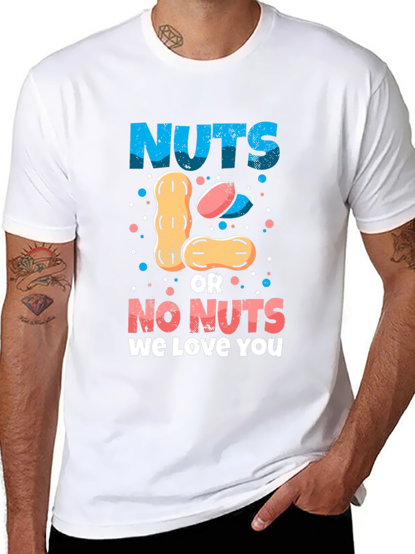 Nuts or No Nuts Graphic T-Shirt