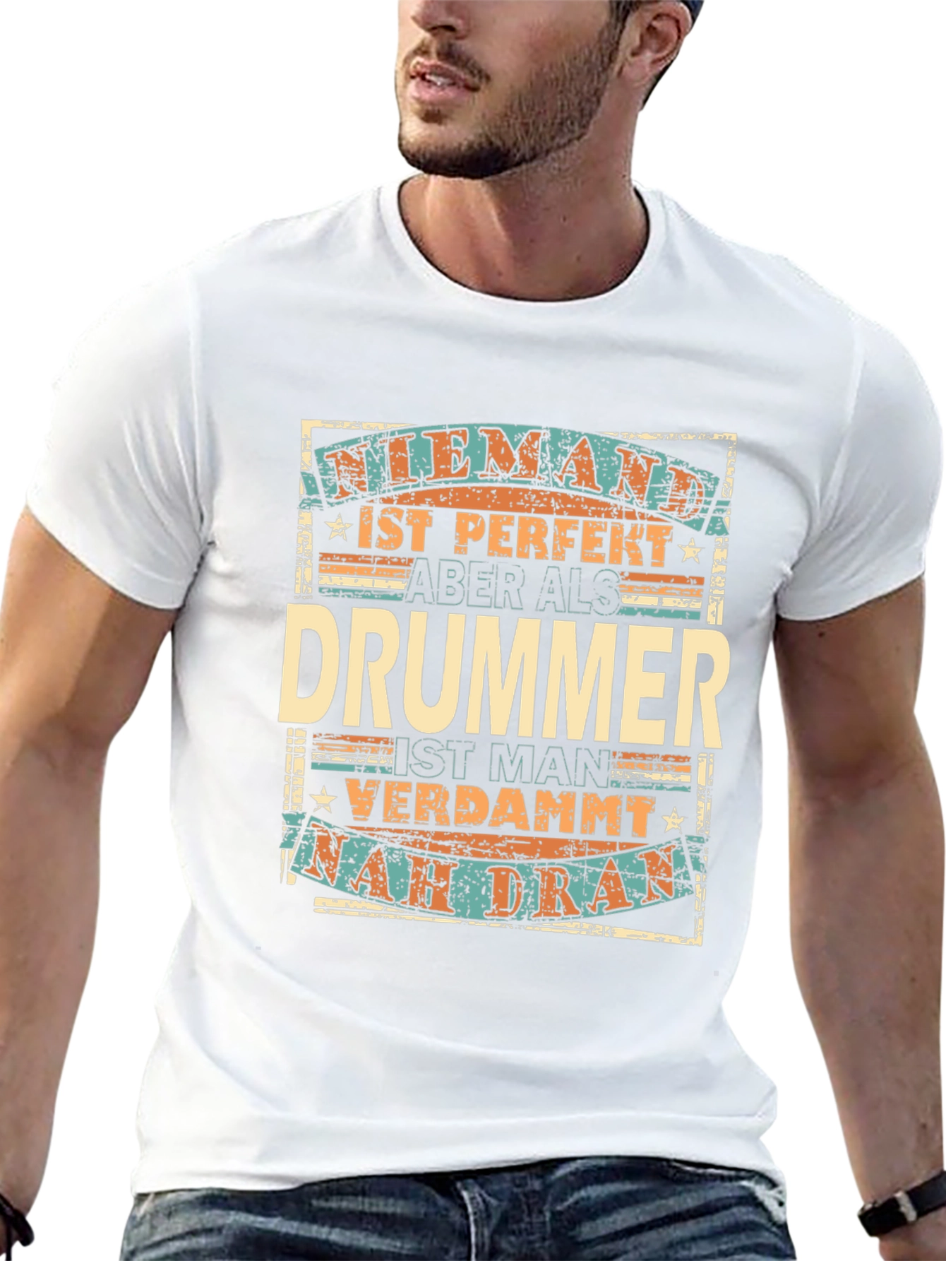 Drummer Perfection T-Shirt - German Text