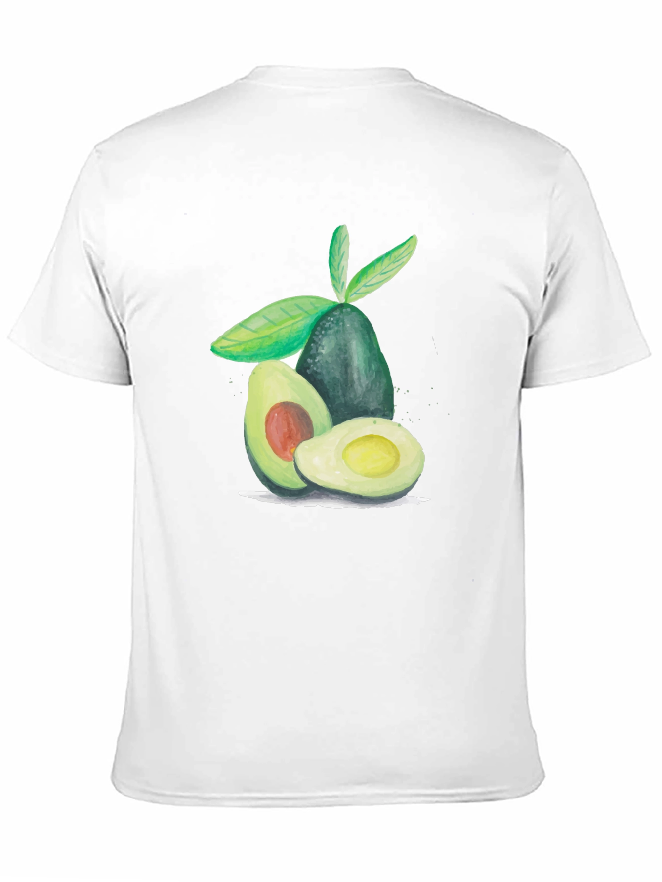 Avocado Graphic Tee - Casual Fruit Print T-Shirt