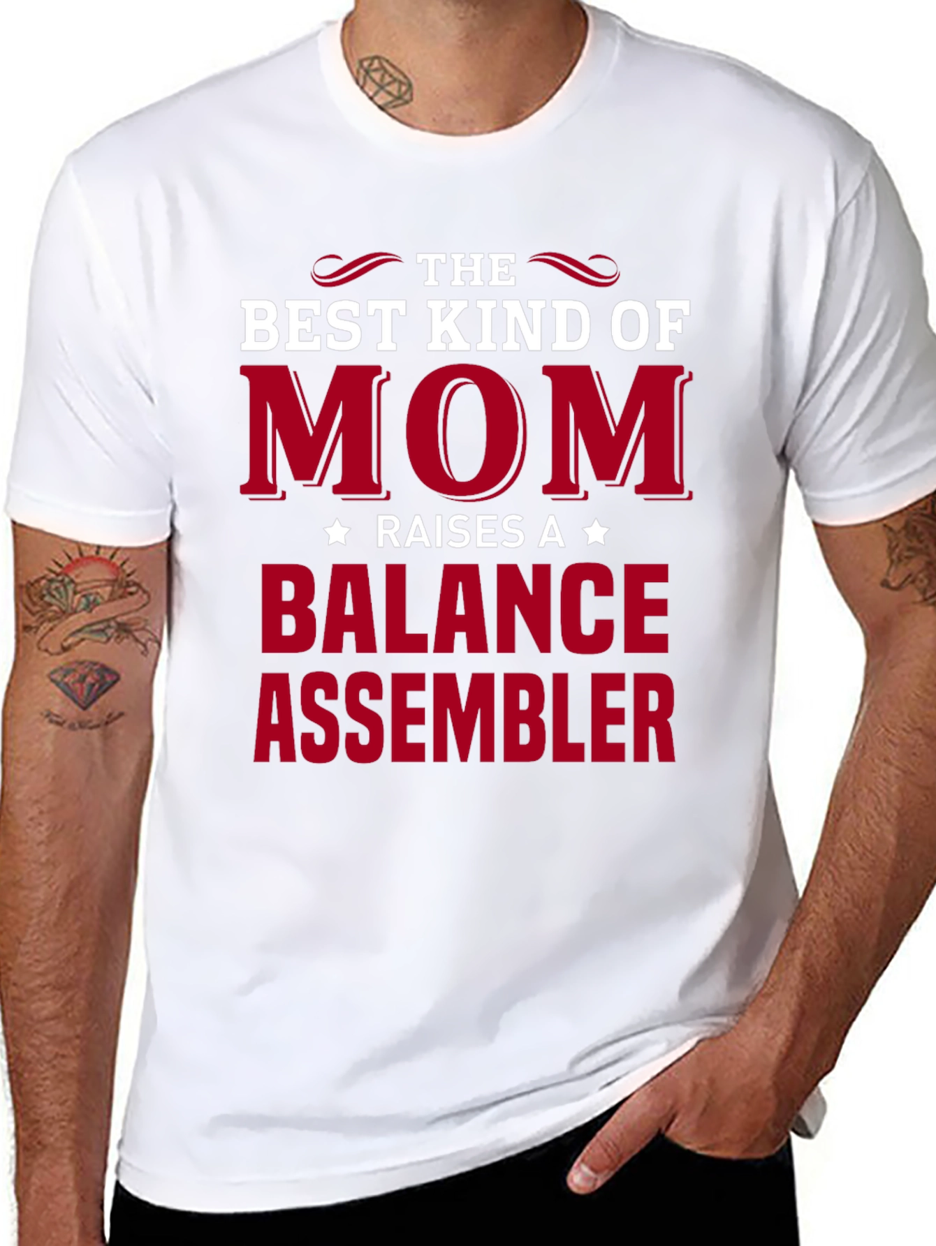 Best Kind of Mom Balance Assembler T-Shirt