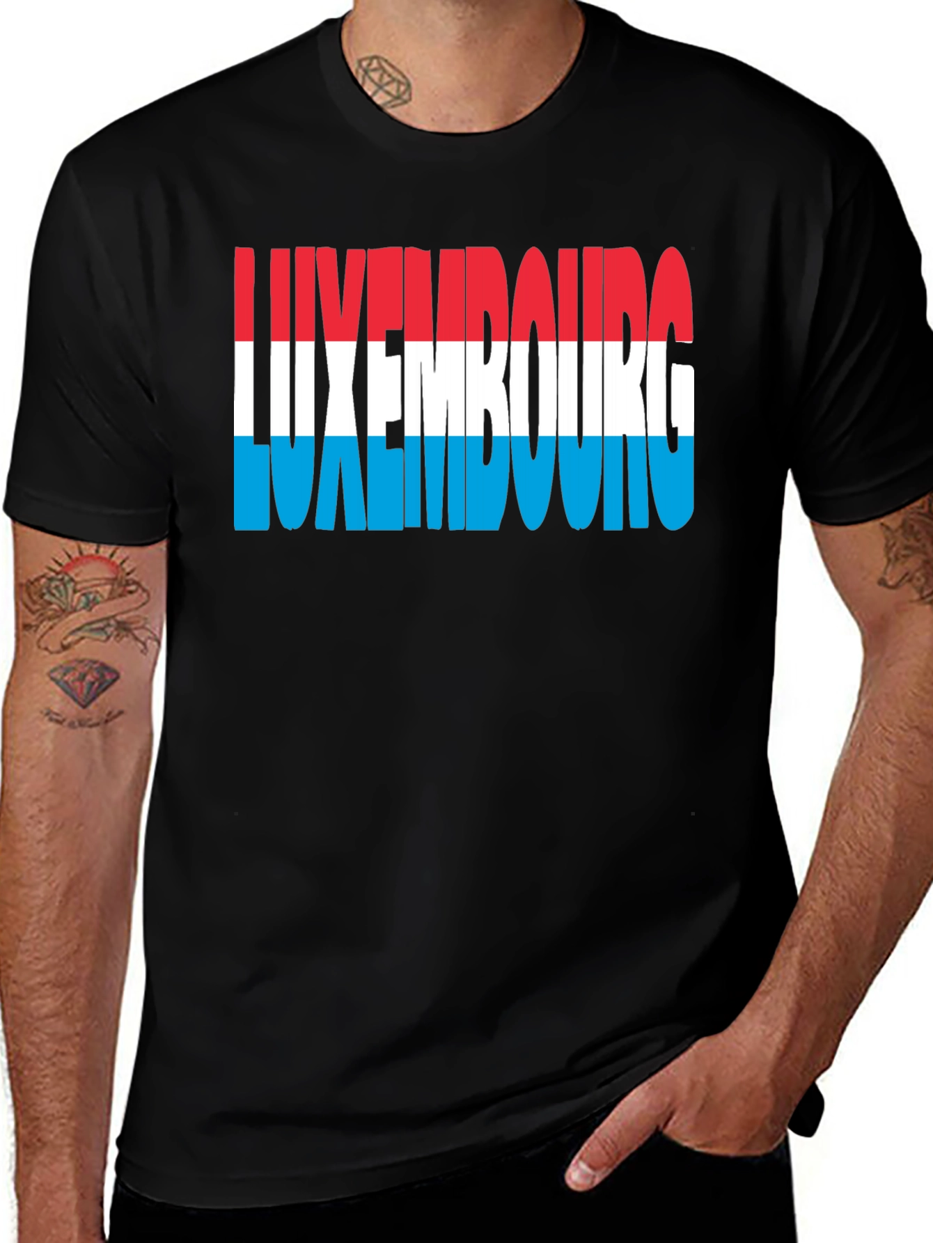Luxembourg Flag T-Shirt - Graphic Tee