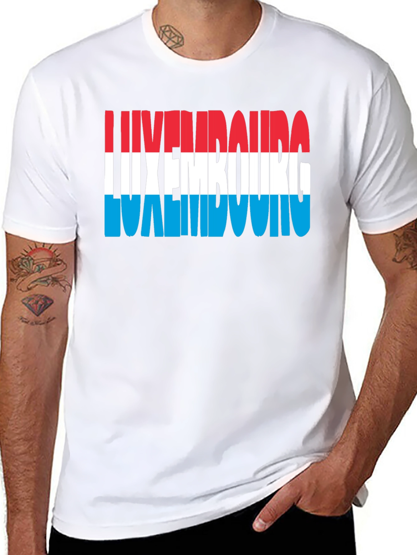 Luxembourg Flag T-Shirt - Graphic Tee