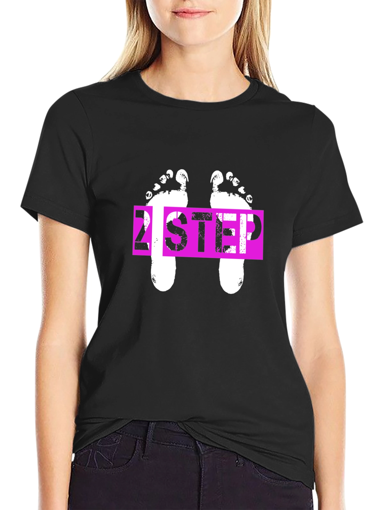 2 Step Dance T-Shirt - Funky Feet Design