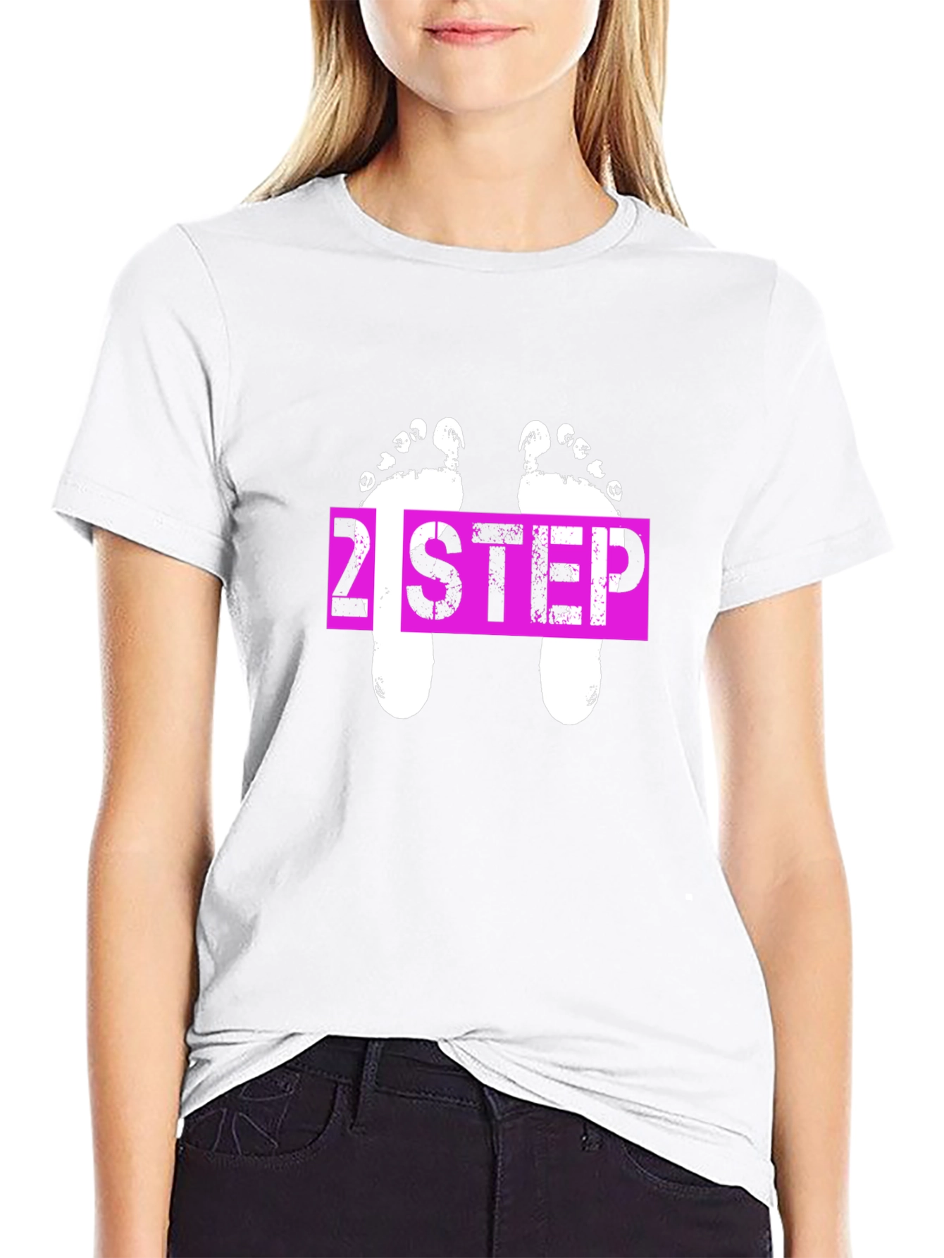 2 Step Dance T-Shirt - Funky Feet Design