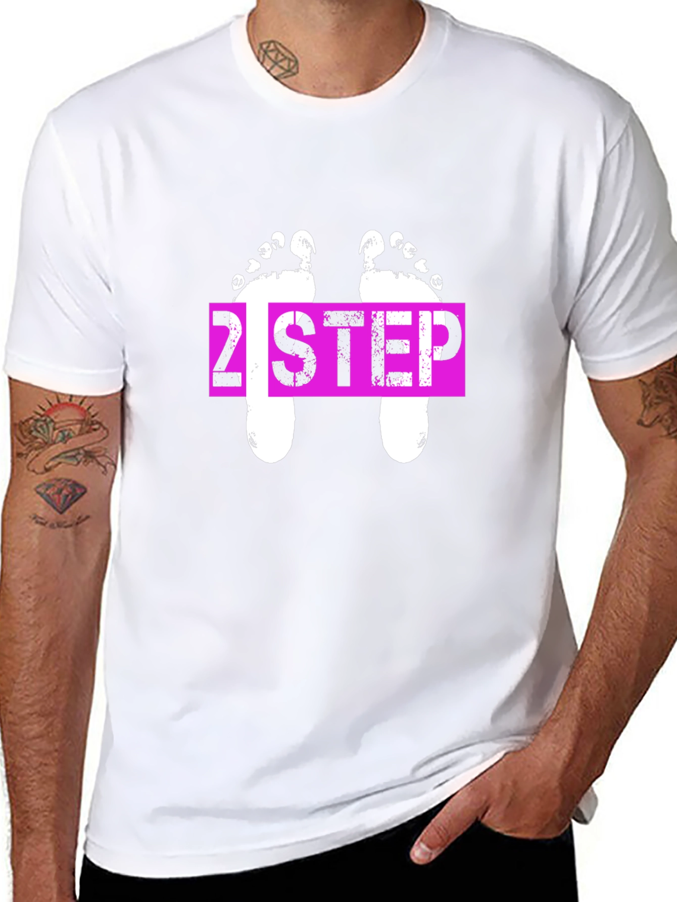 2 Step Dance T-Shirt - Funky Feet Design