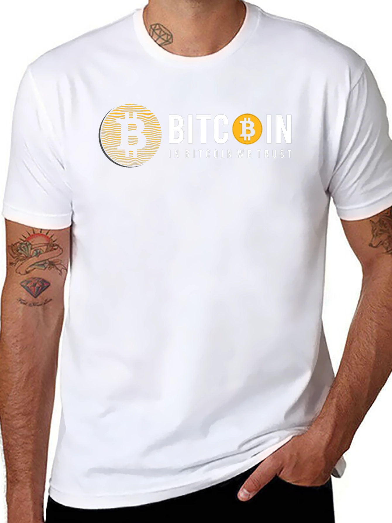 Bitcoin We Trust Graphic Tee - Crypto Enthusiast Shirt