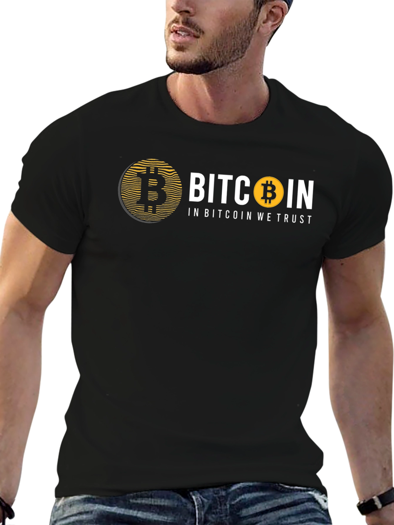 Bitcoin We Trust Graphic Tee - Crypto Enthusiast Shirt