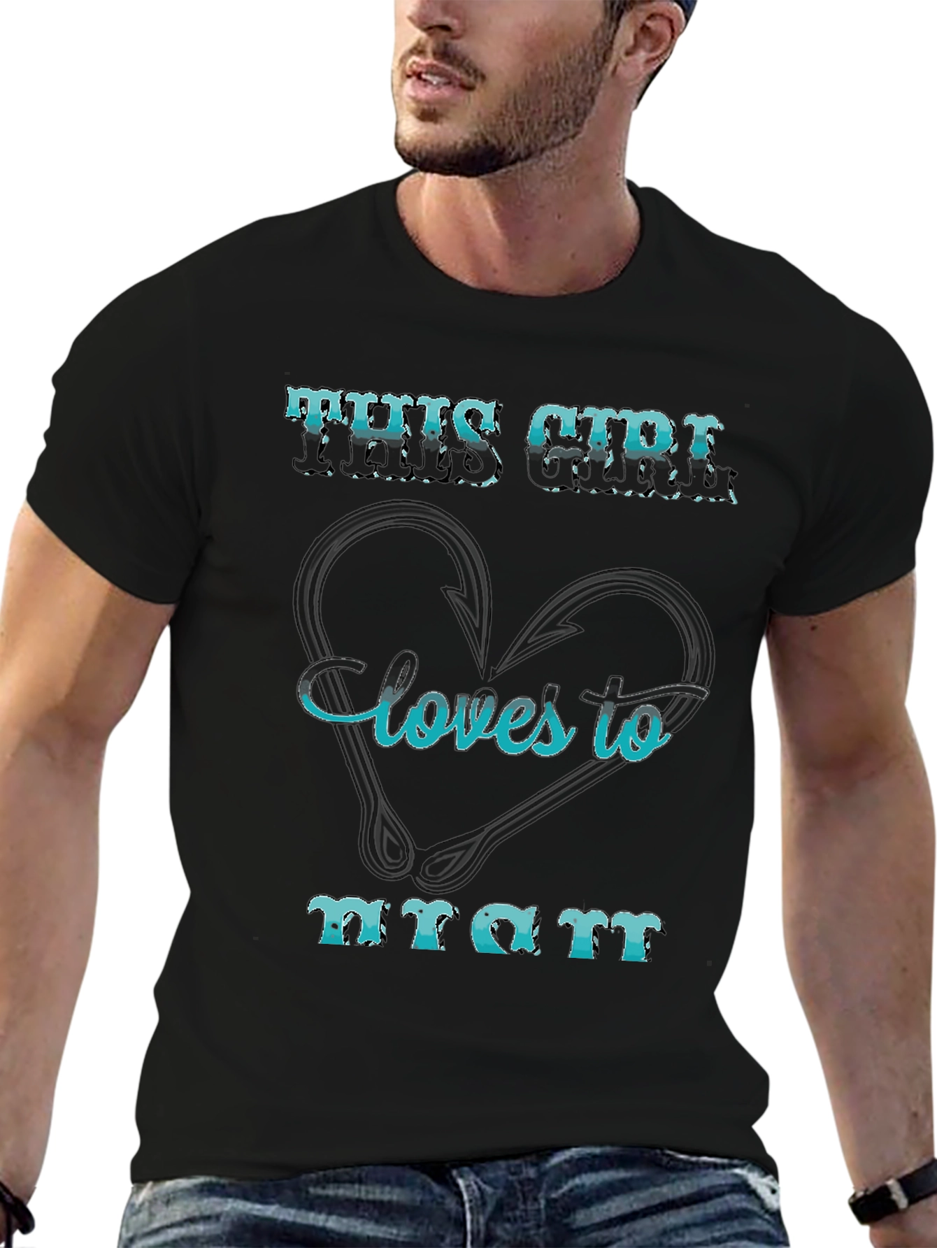 Fishing Lover T-Shirt - This Girl Loves to Fish