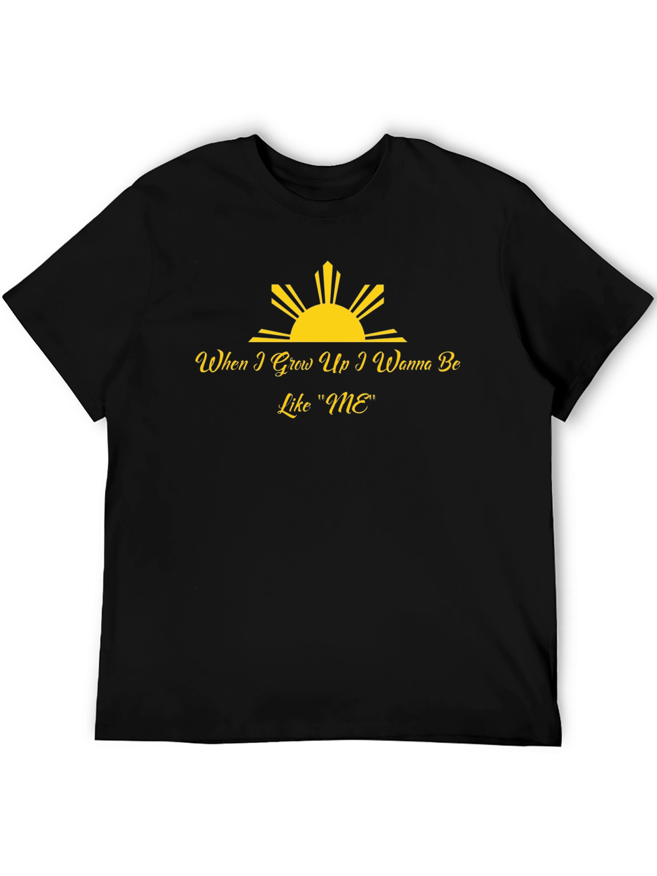 Inspirational Like Me Black T-Shirt