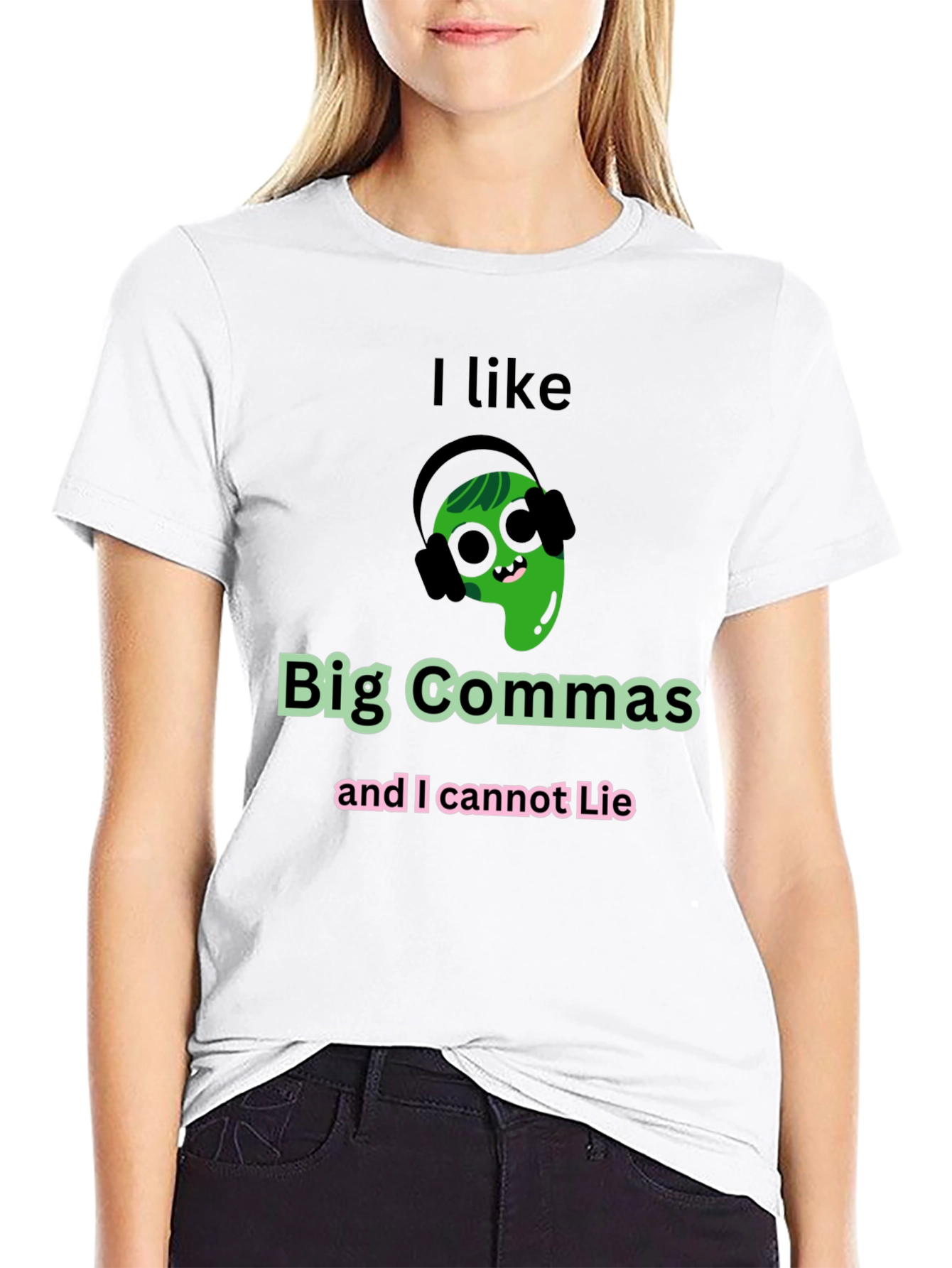 I Like Big Commas Funny T-Shirt