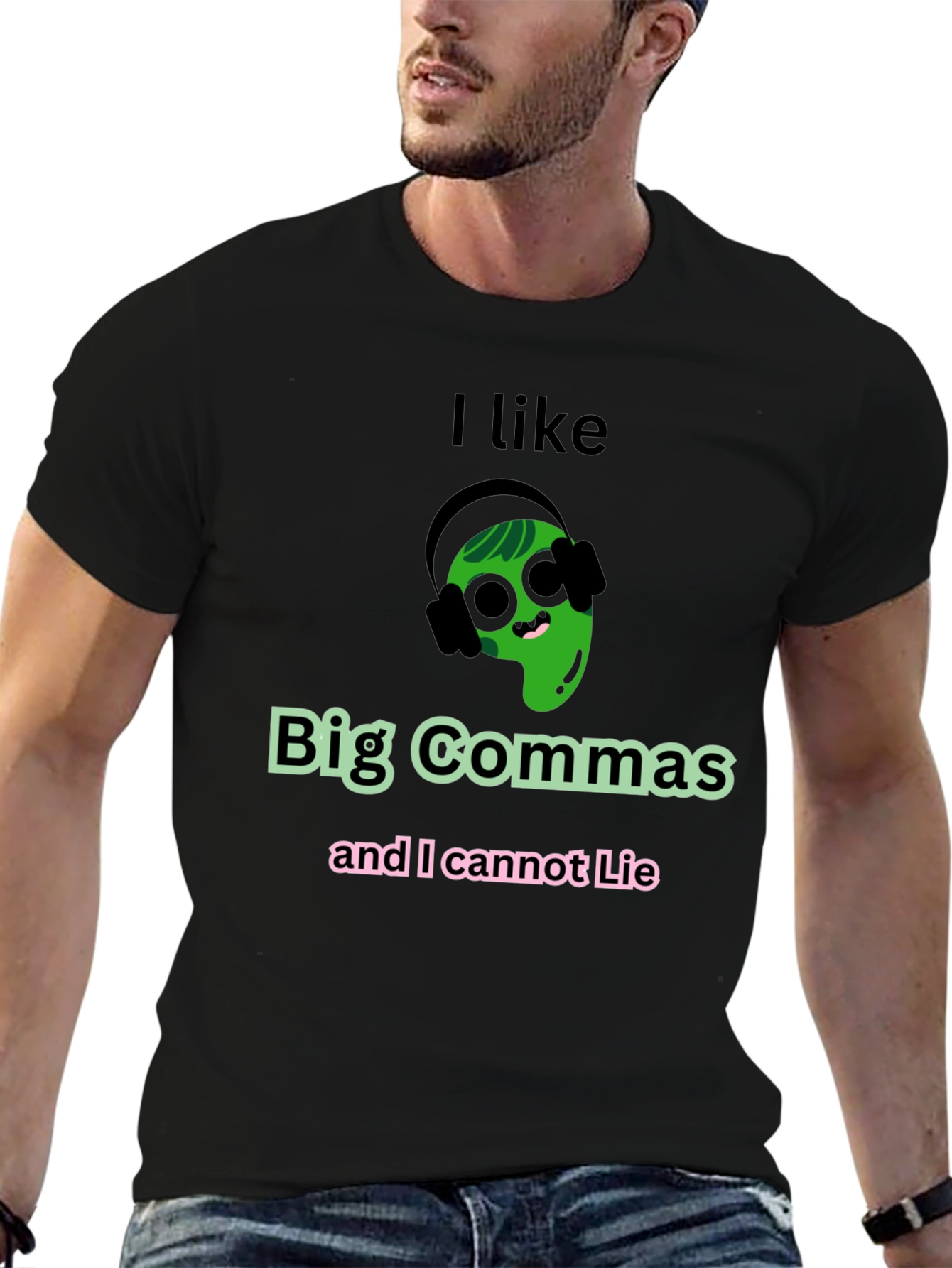 I Like Big Commas Funny T-Shirt