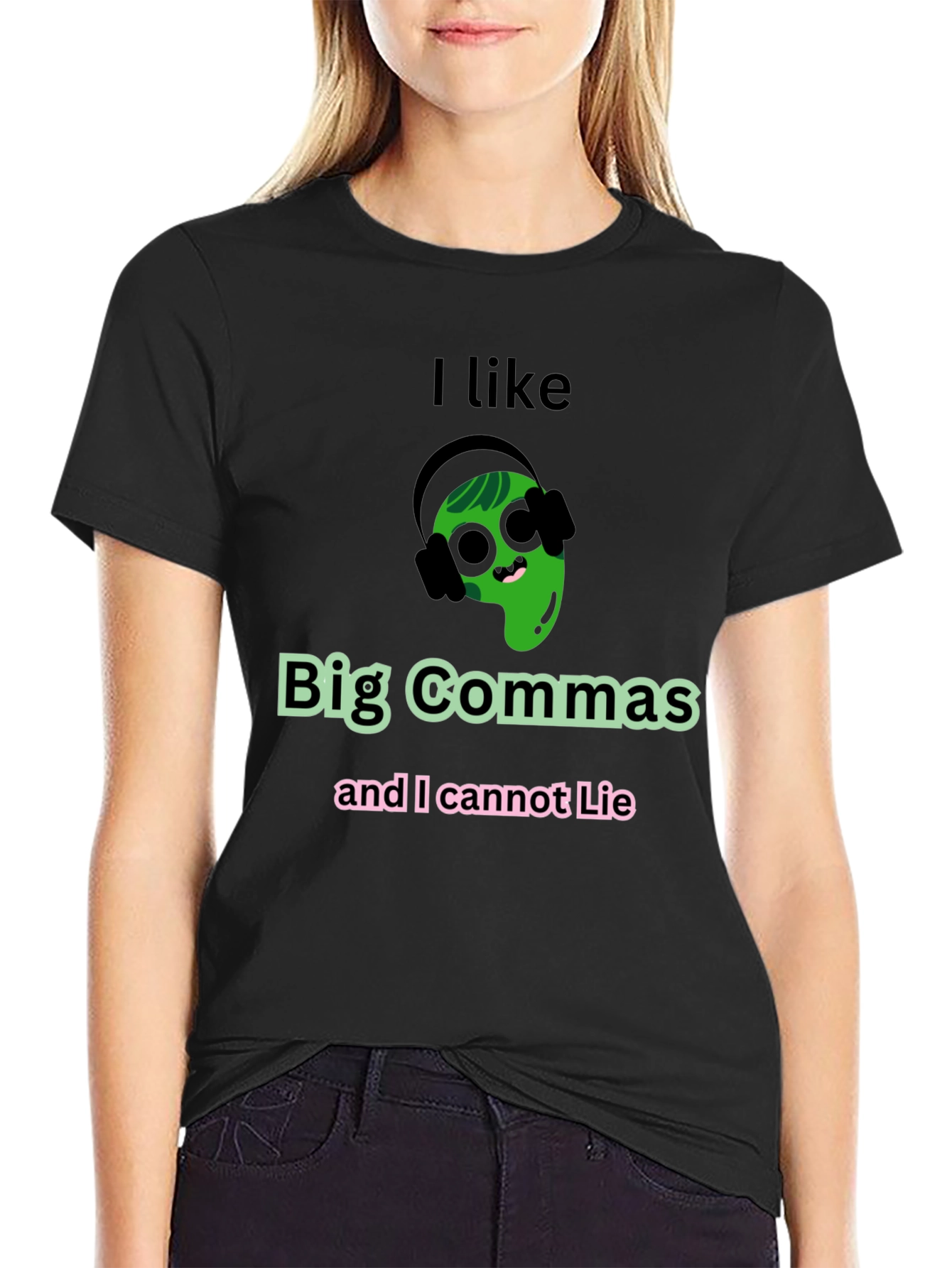 I Like Big Commas Funny T-Shirt