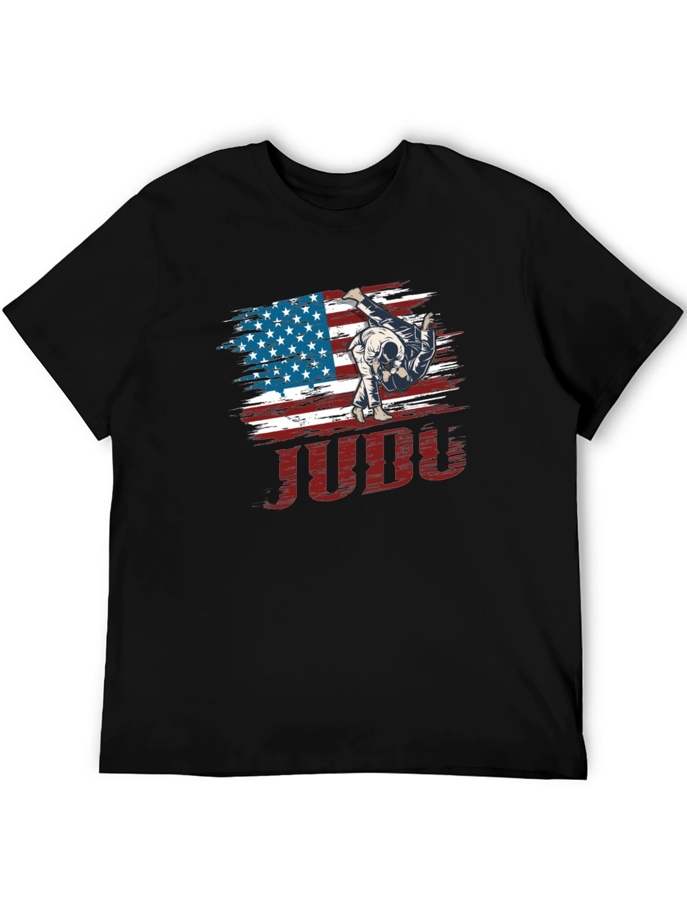 USA Judo T-Shirt Patriotic Martial Arts Tee