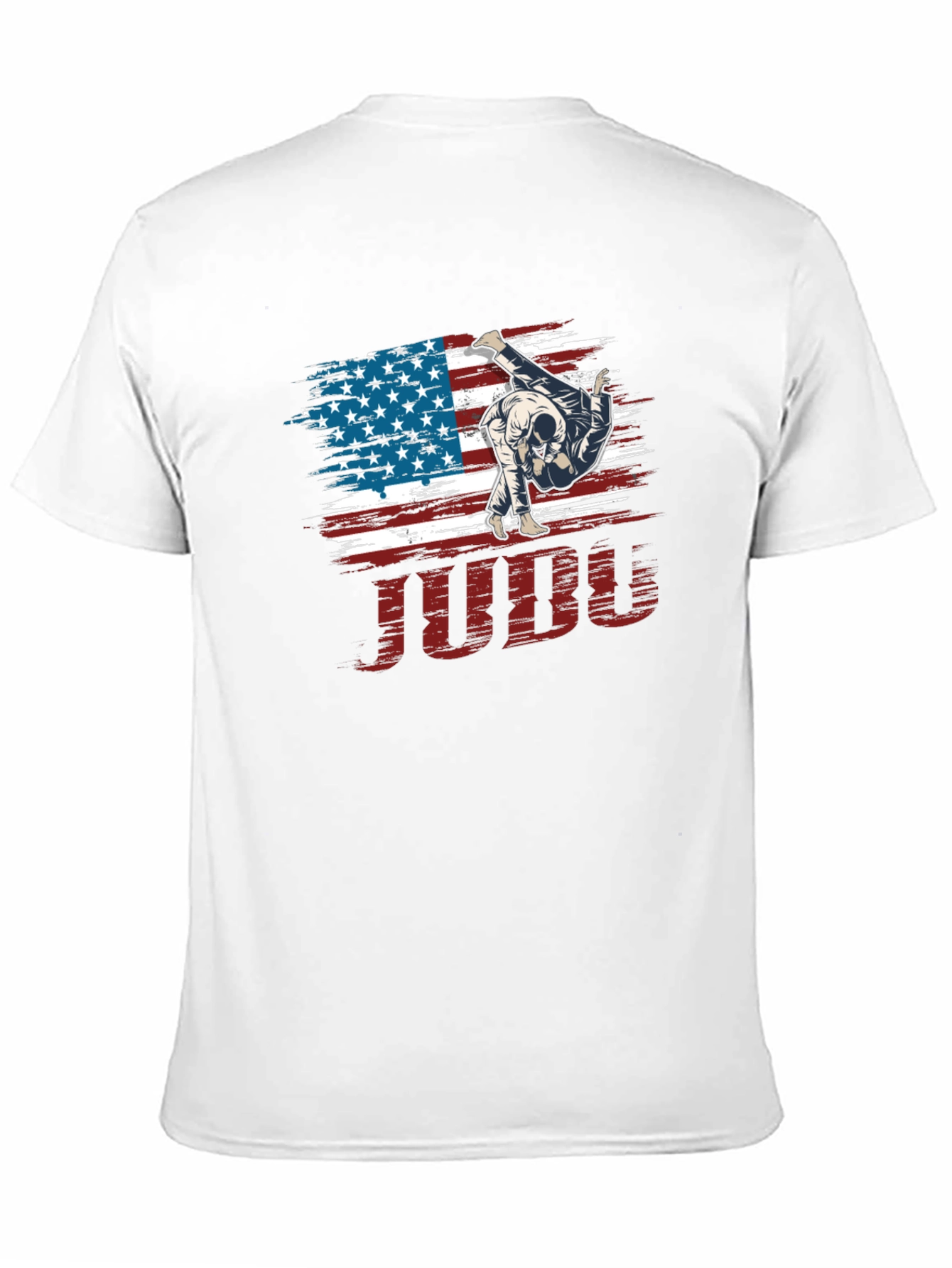 USA Judo T-Shirt Patriotic Martial Arts Tee