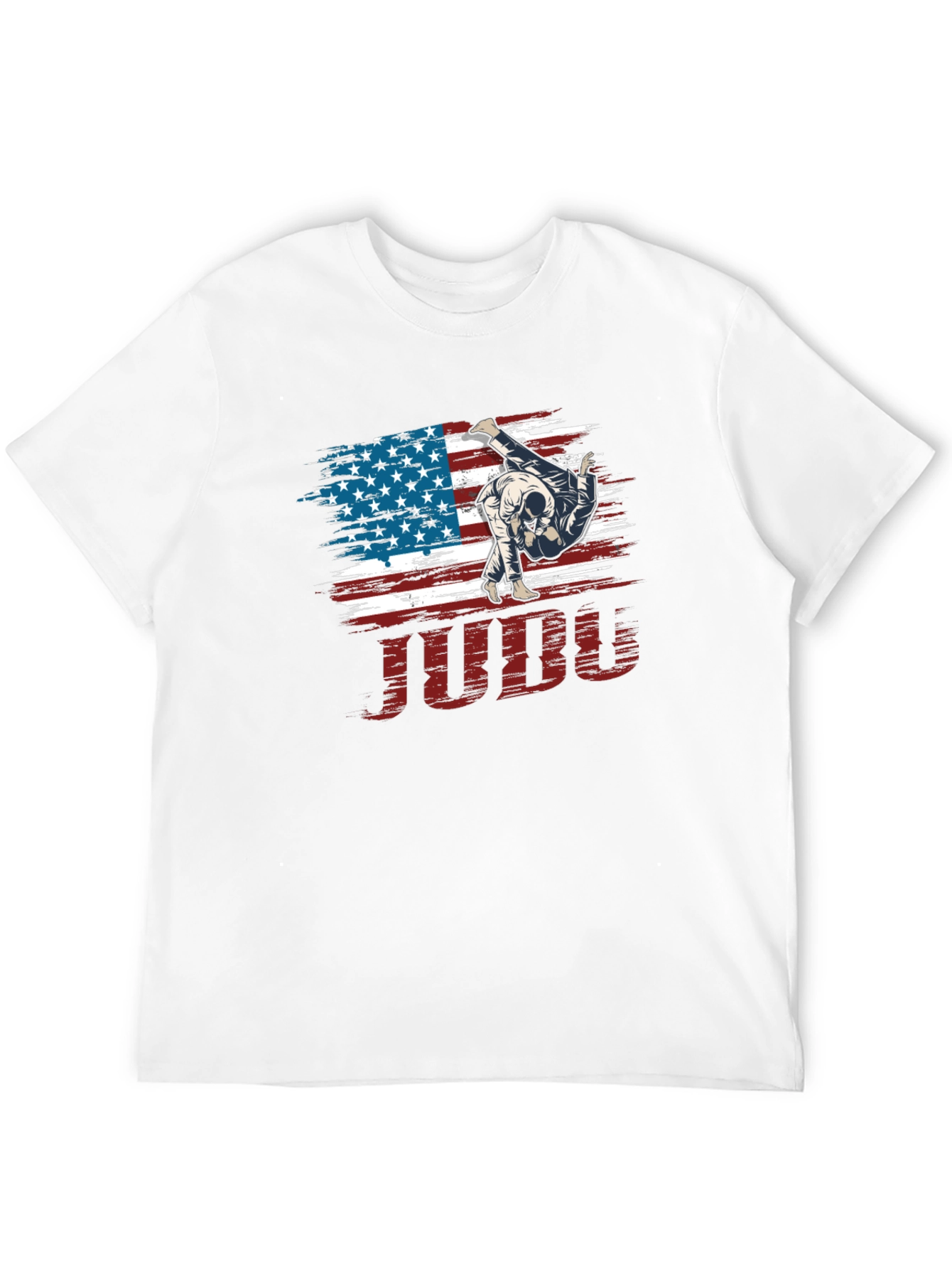 USA Judo T-Shirt Patriotic Martial Arts Tee