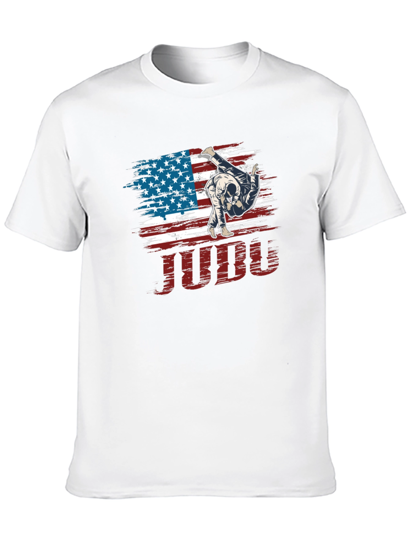 USA Judo T-Shirt Patriotic Martial Arts Tee