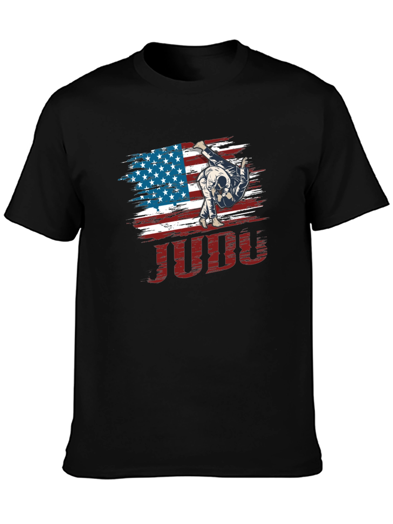 USA Judo T-Shirt Patriotic Martial Arts Tee