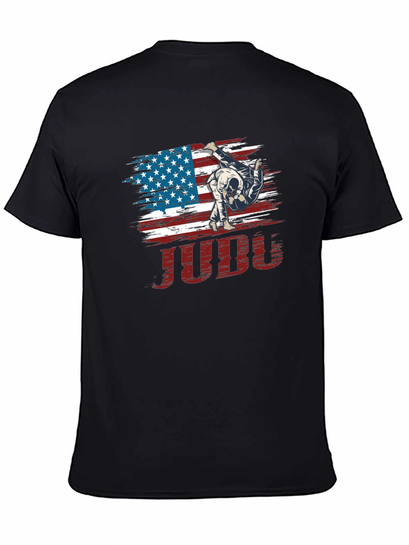 USA Judo T-Shirt Patriotic Martial Arts Tee