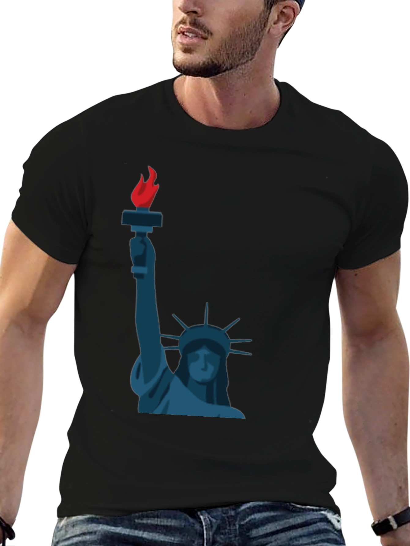Statue of Liberty Graphic T-Shirt - Classic Design