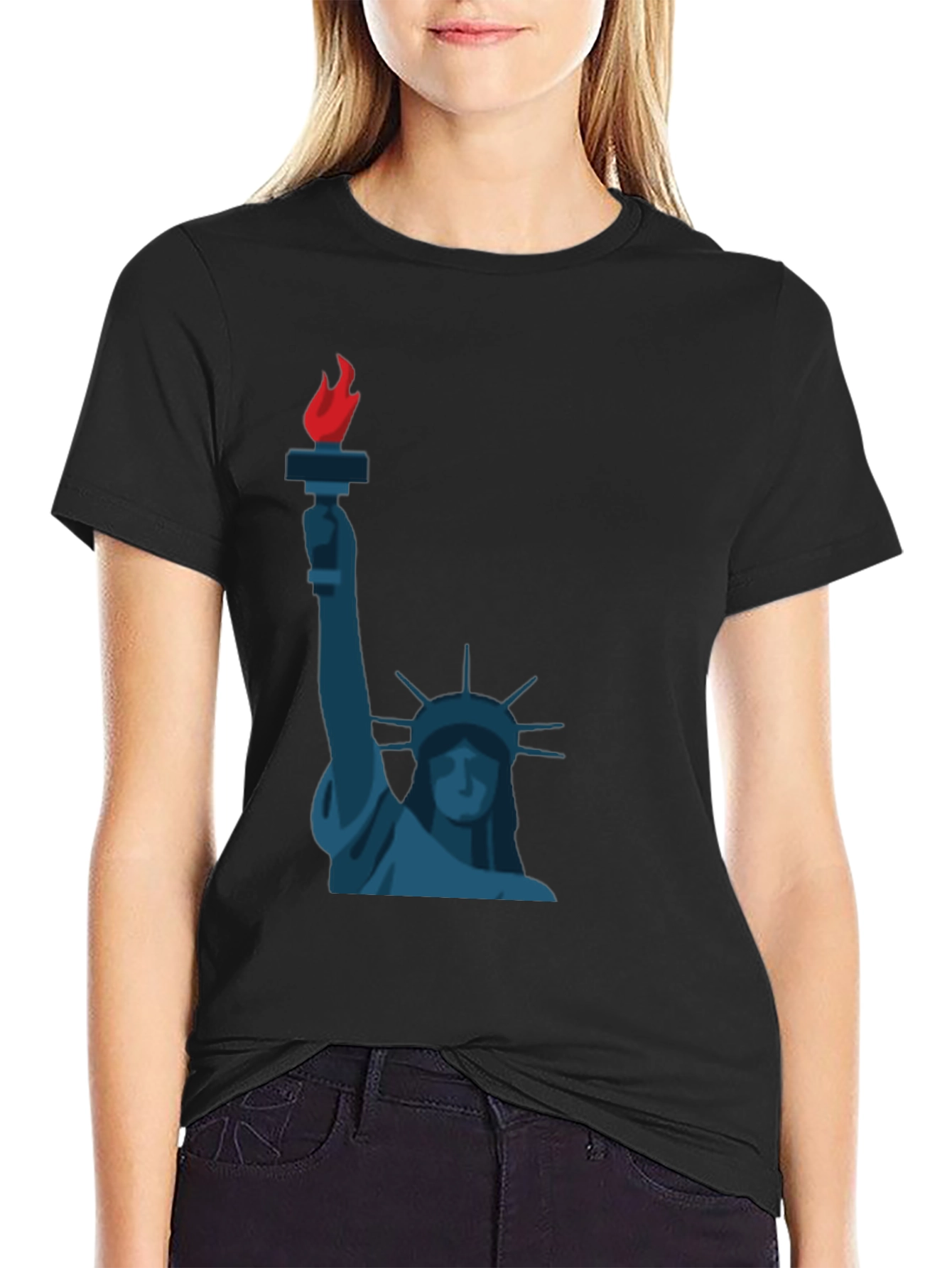 Statue of Liberty Graphic T-Shirt - Classic Design