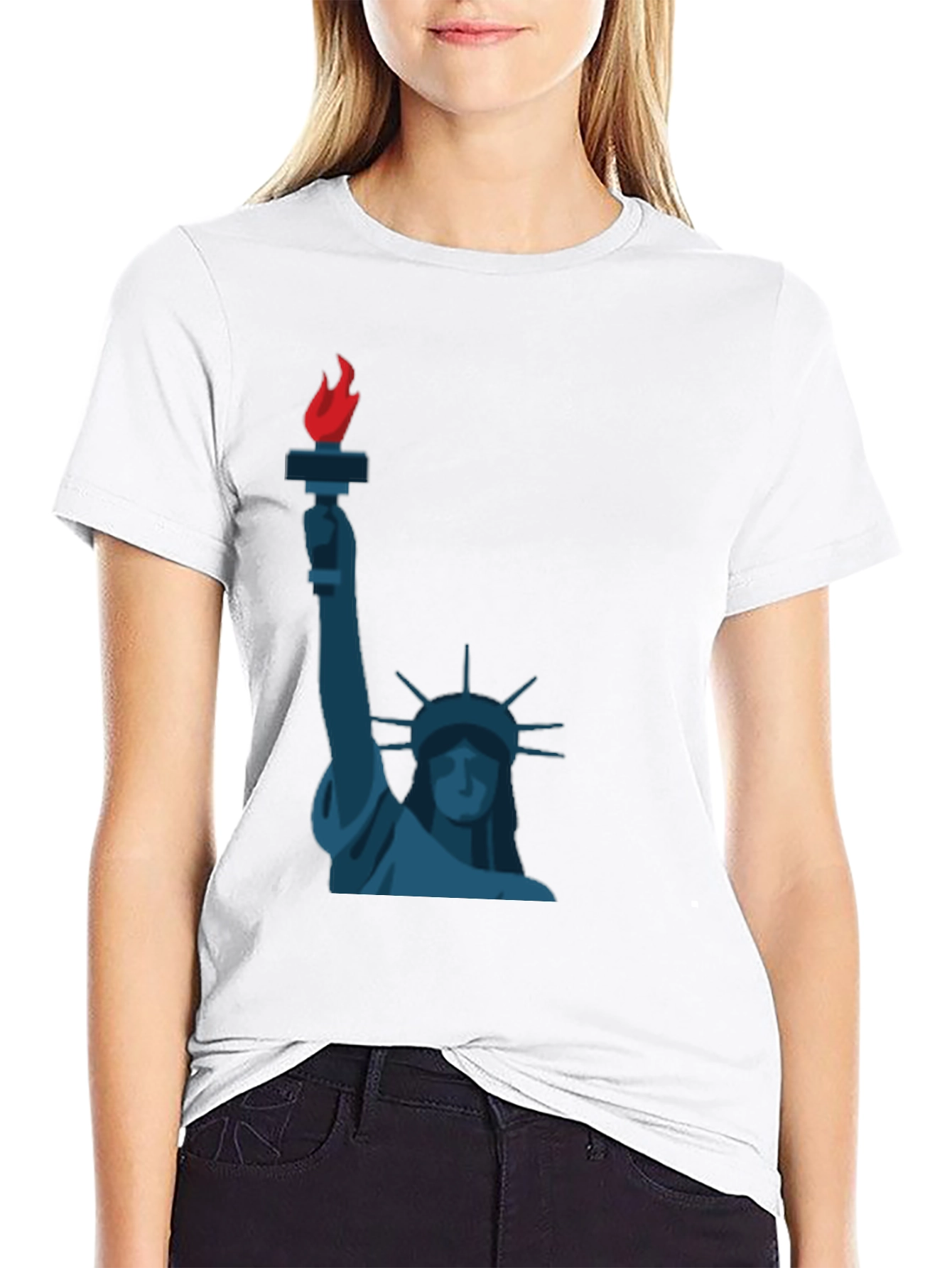 Statue of Liberty Graphic T-Shirt - Classic Design