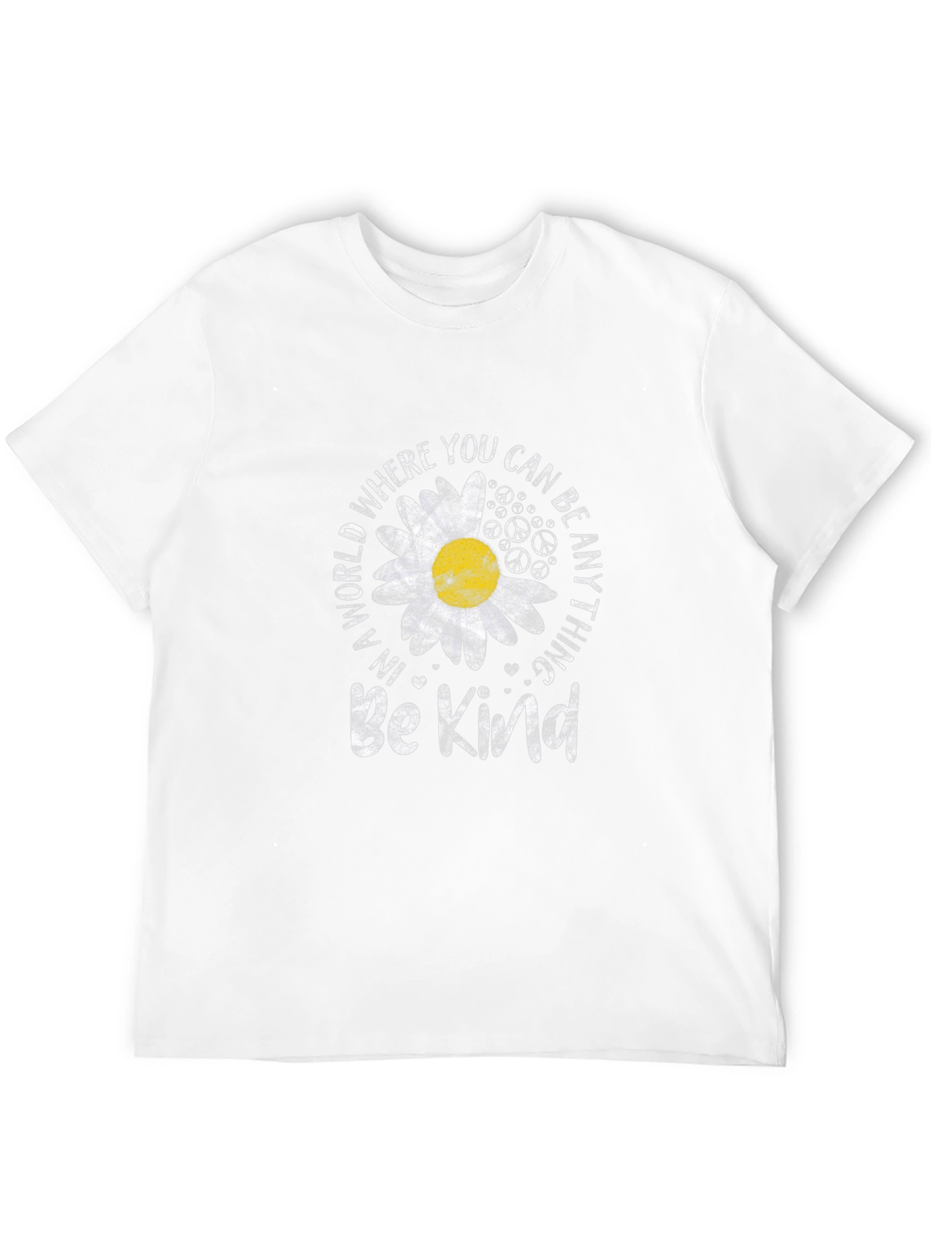 Be Kind T-Shirt Daisy Flower Inspirational Tee