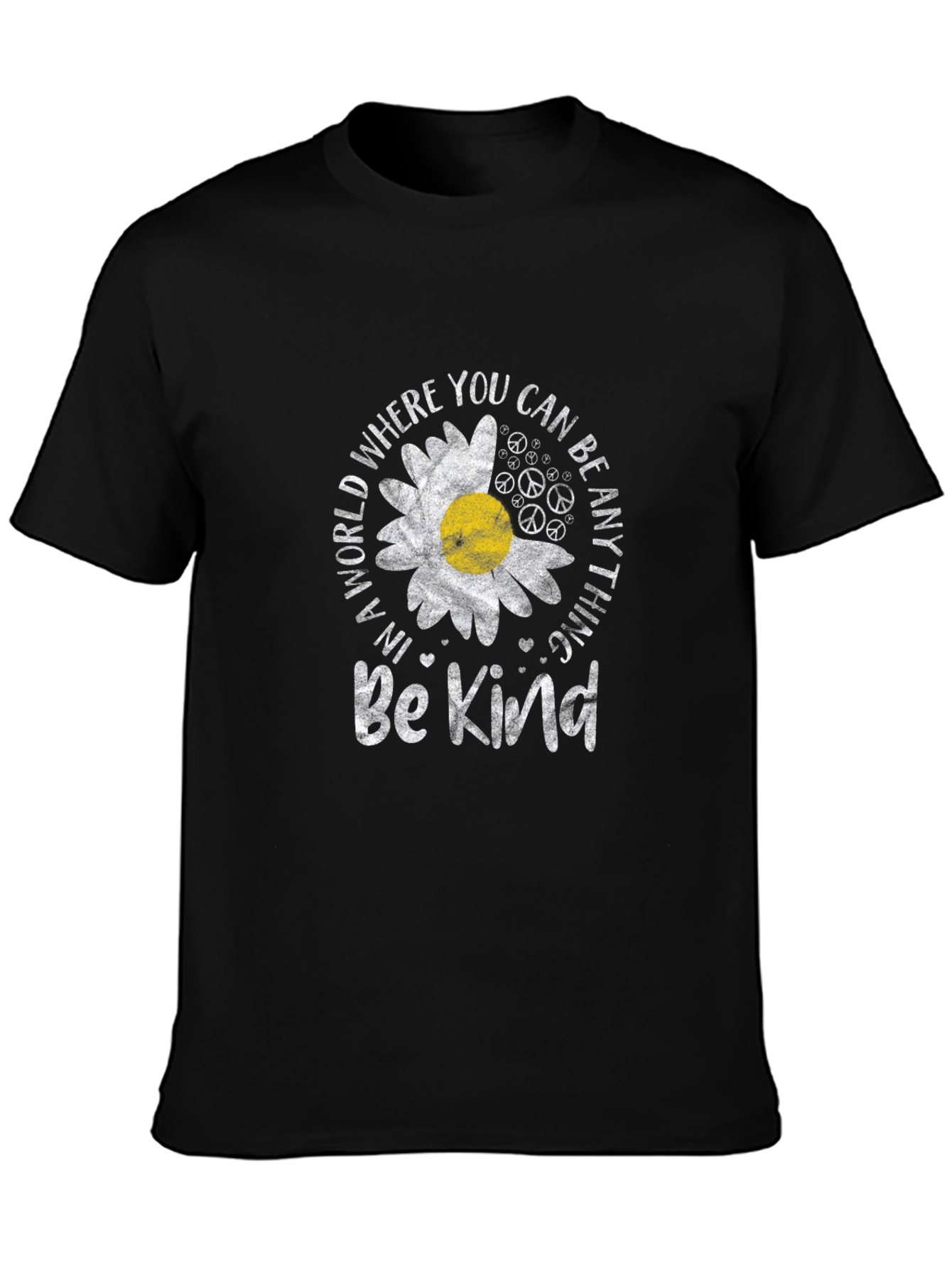 Be Kind T-Shirt Daisy Flower Inspirational Tee