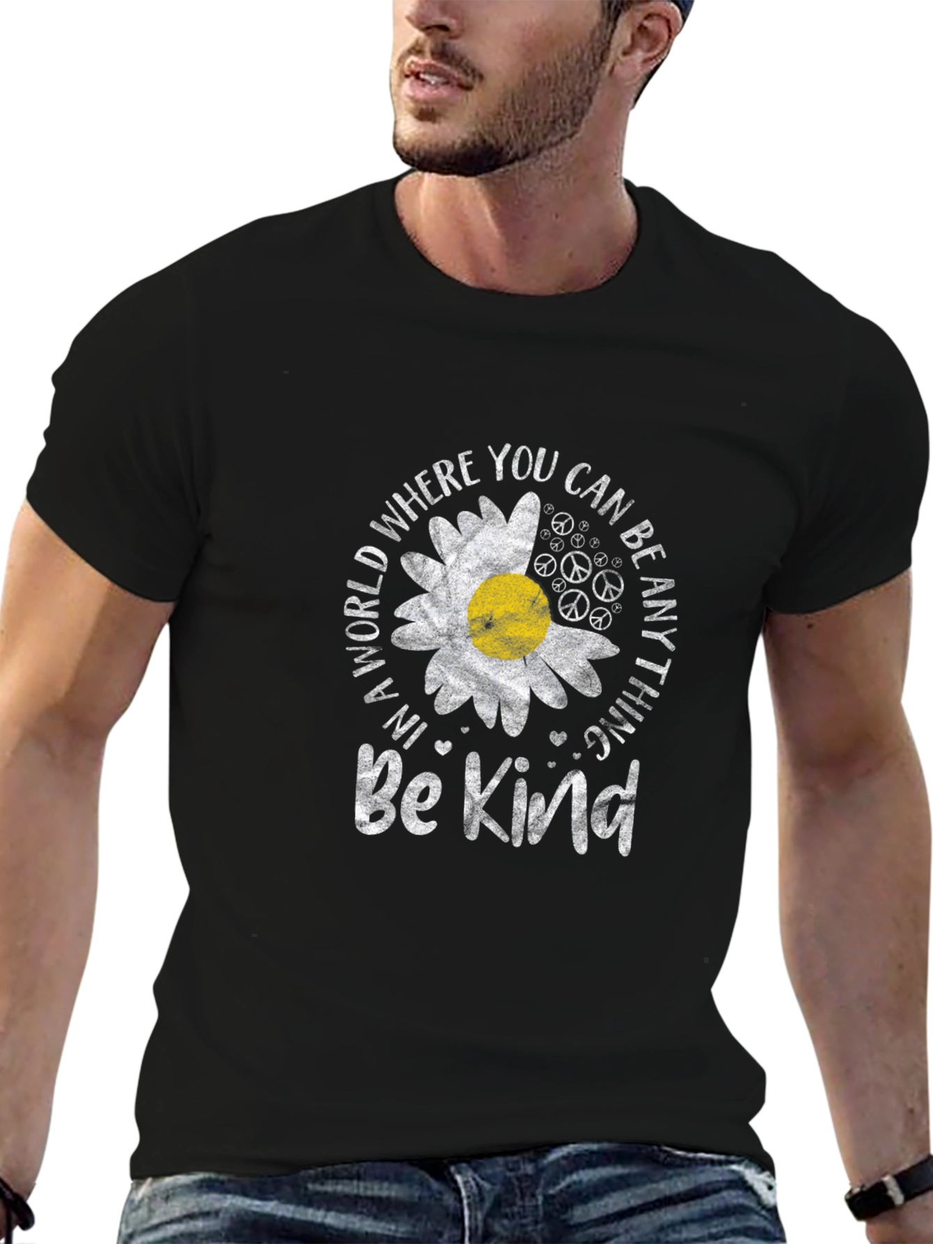 Be Kind T-Shirt Daisy Flower Inspirational Tee