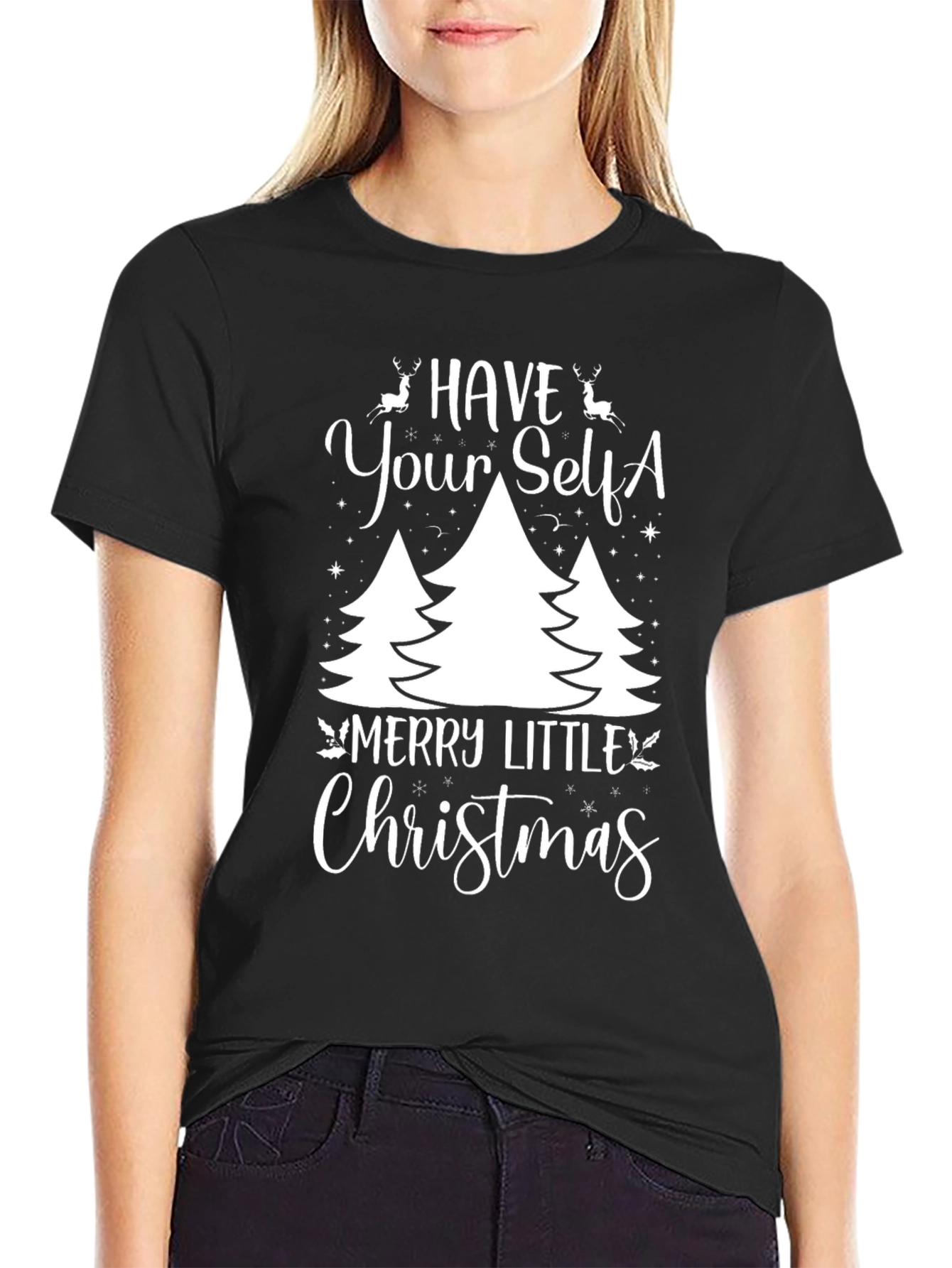 Festive Christmas T-Shirt: Have Yourself a Merry Little Christmas