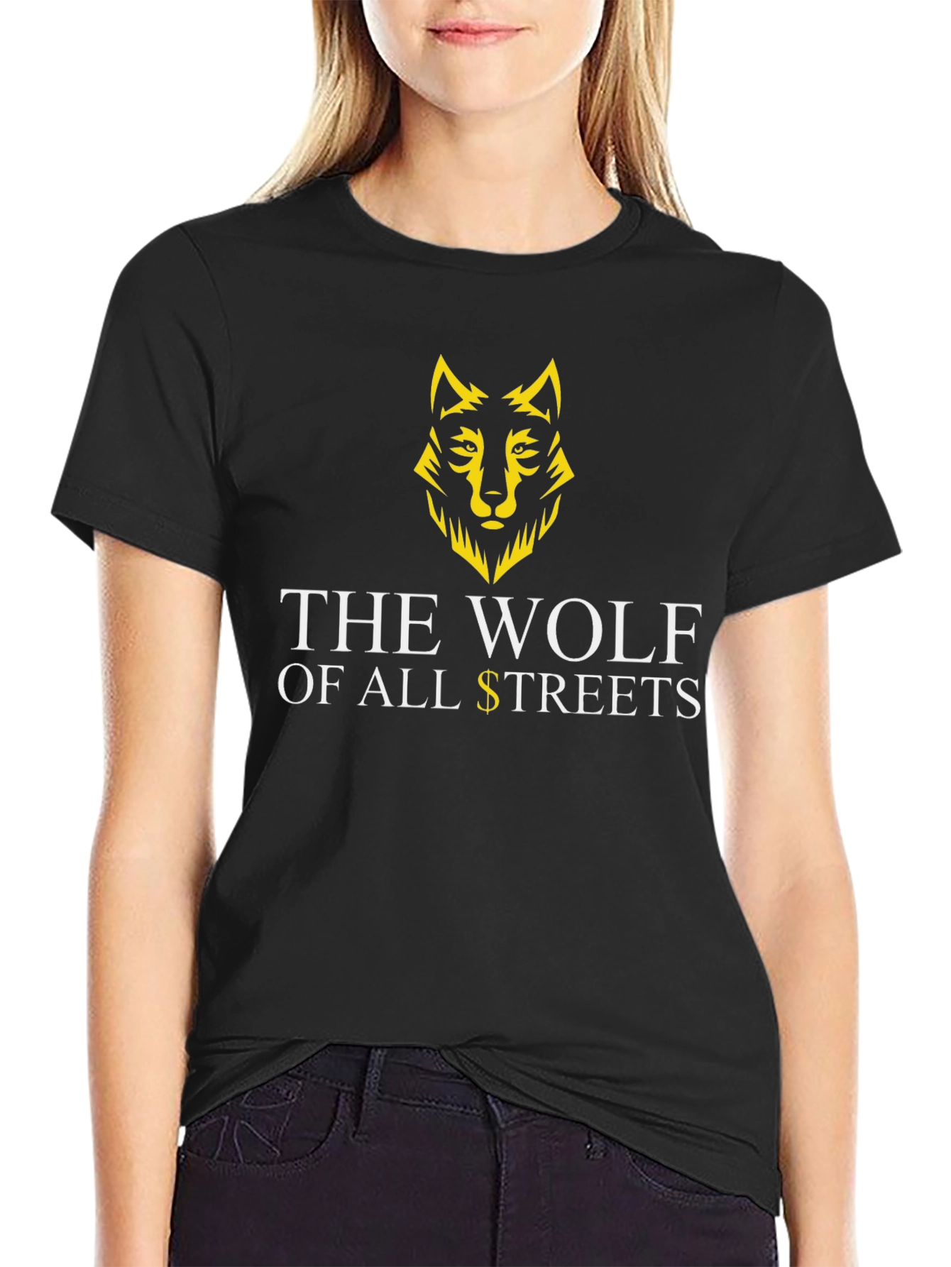 The Wolf of All Streets Black T-Shirt