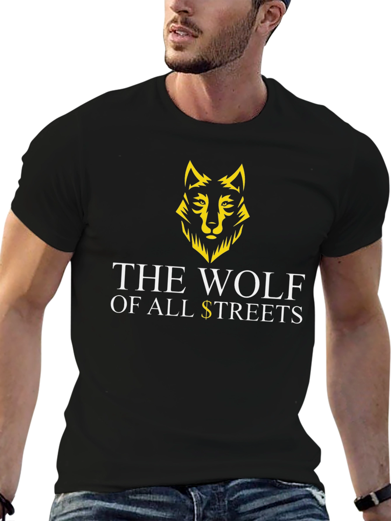 The Wolf of All Streets Black T-Shirt