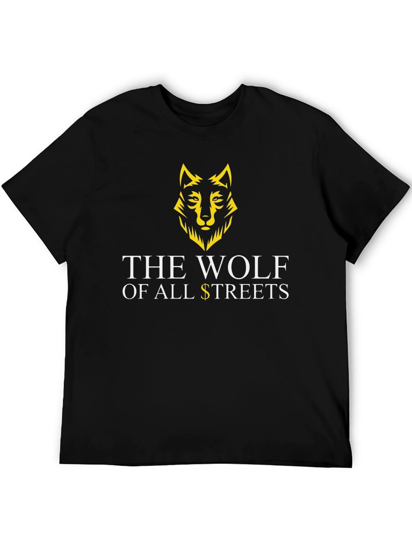 The Wolf of All Streets Black T-Shirt