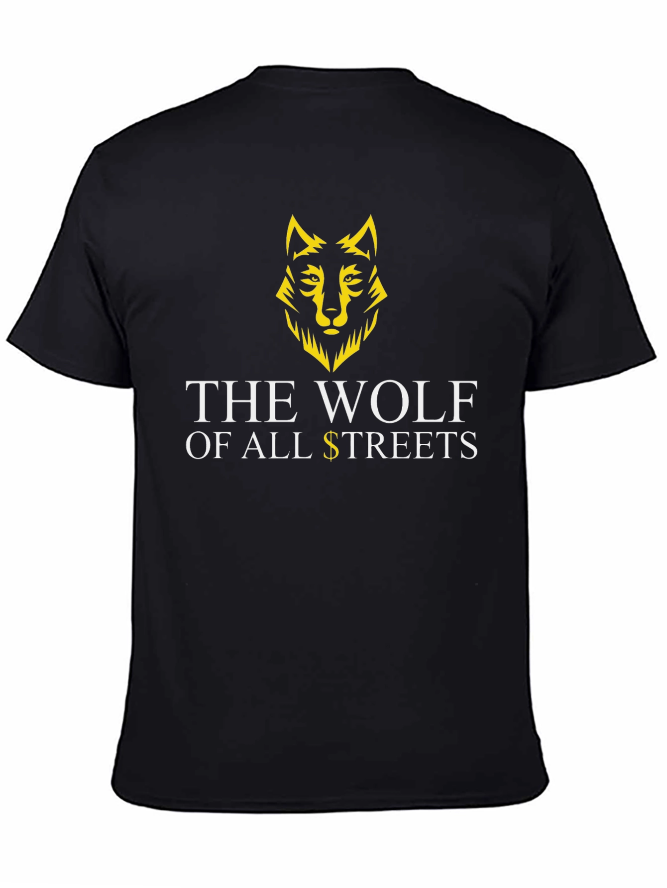The Wolf of All Streets Black T-Shirt