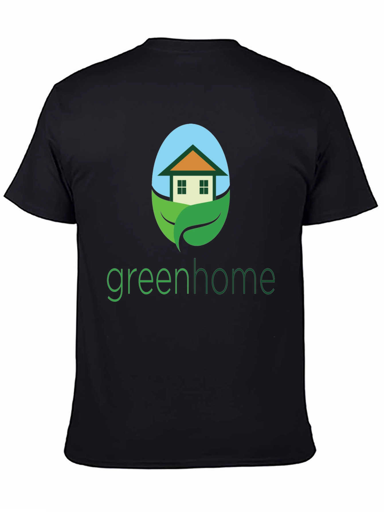 Green Home Graphic Tee - Eco-Friendly Design