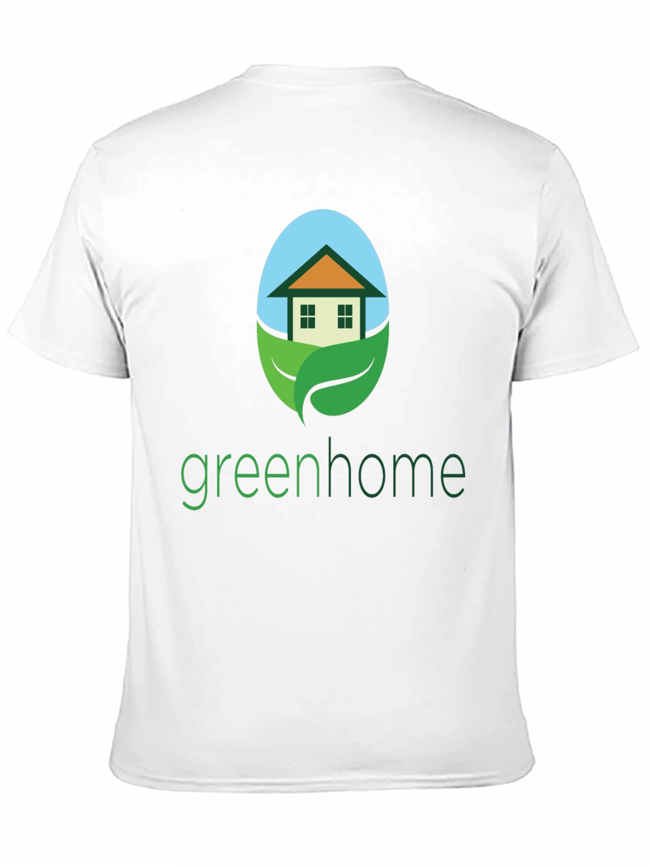 Green Home Graphic Tee - Eco-Friendly Design