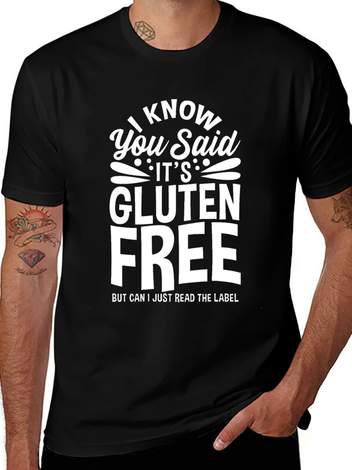 Gluten Free Novelty Graphic T-Shirt