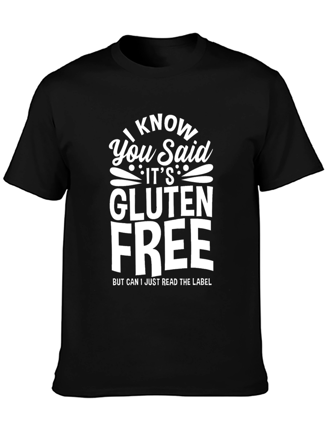 Gluten Free Novelty Graphic T-Shirt